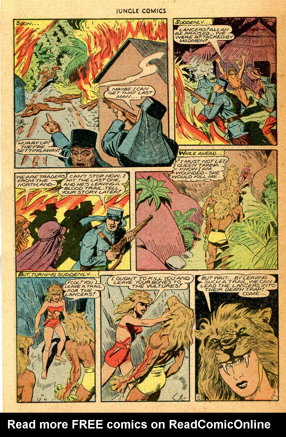 Read online Jungle Comics comic -  Issue #74 - 33