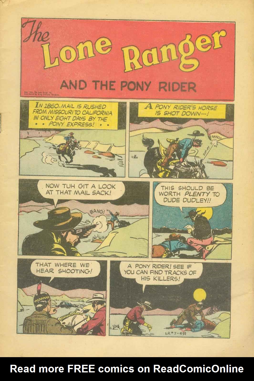Read online The Lone Ranger (1948) comic -  Issue #7 - 3