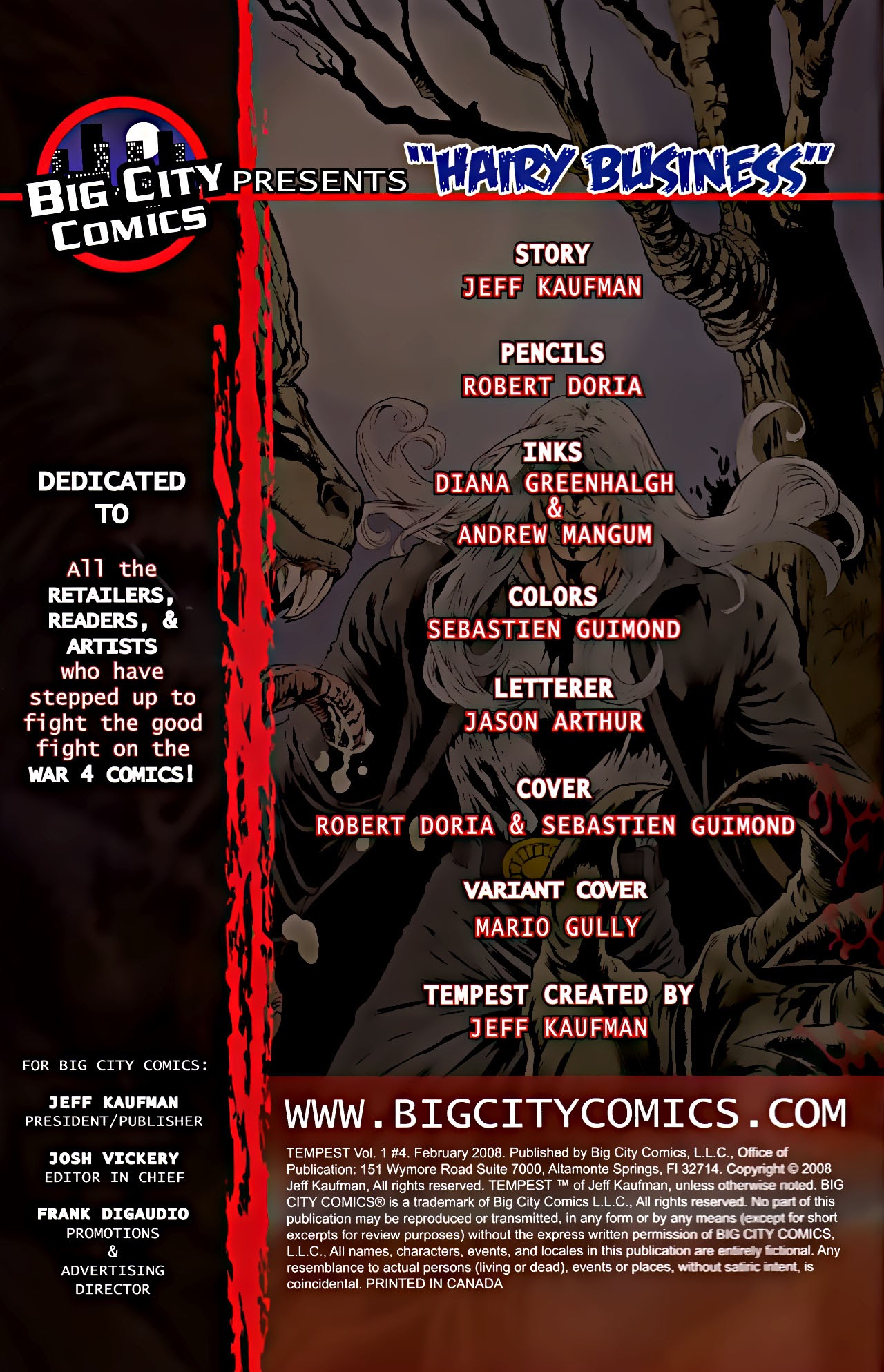 Read online Tempest (2007) comic -  Issue #4 - 2