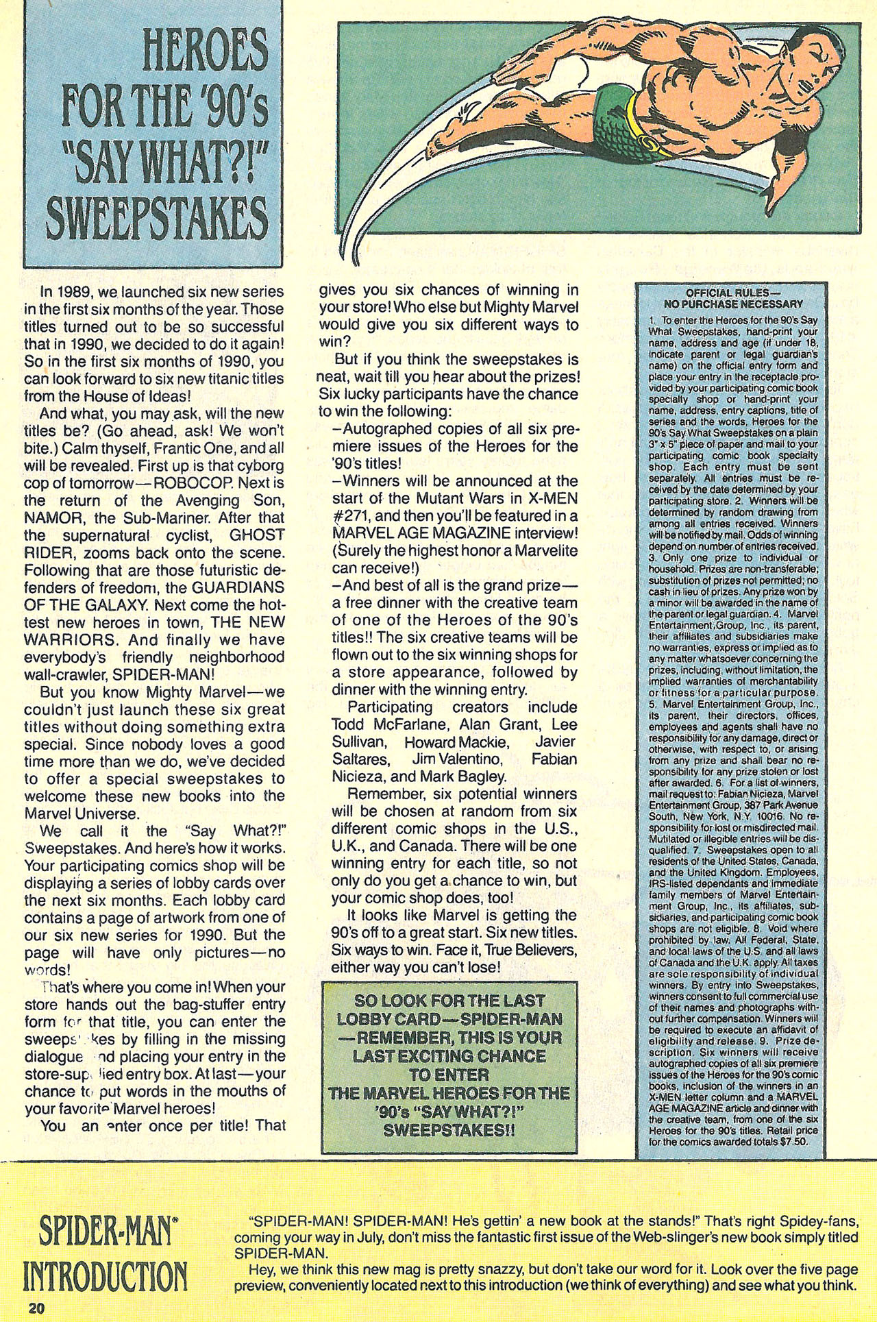 Read online Marvel Age comic -  Issue #90 - 21