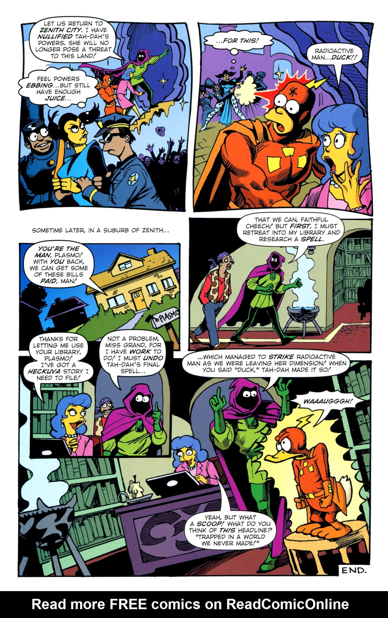 Read online Bongo Comics Presents Simpsons Super Spectacular comic -  Issue #15 - 26