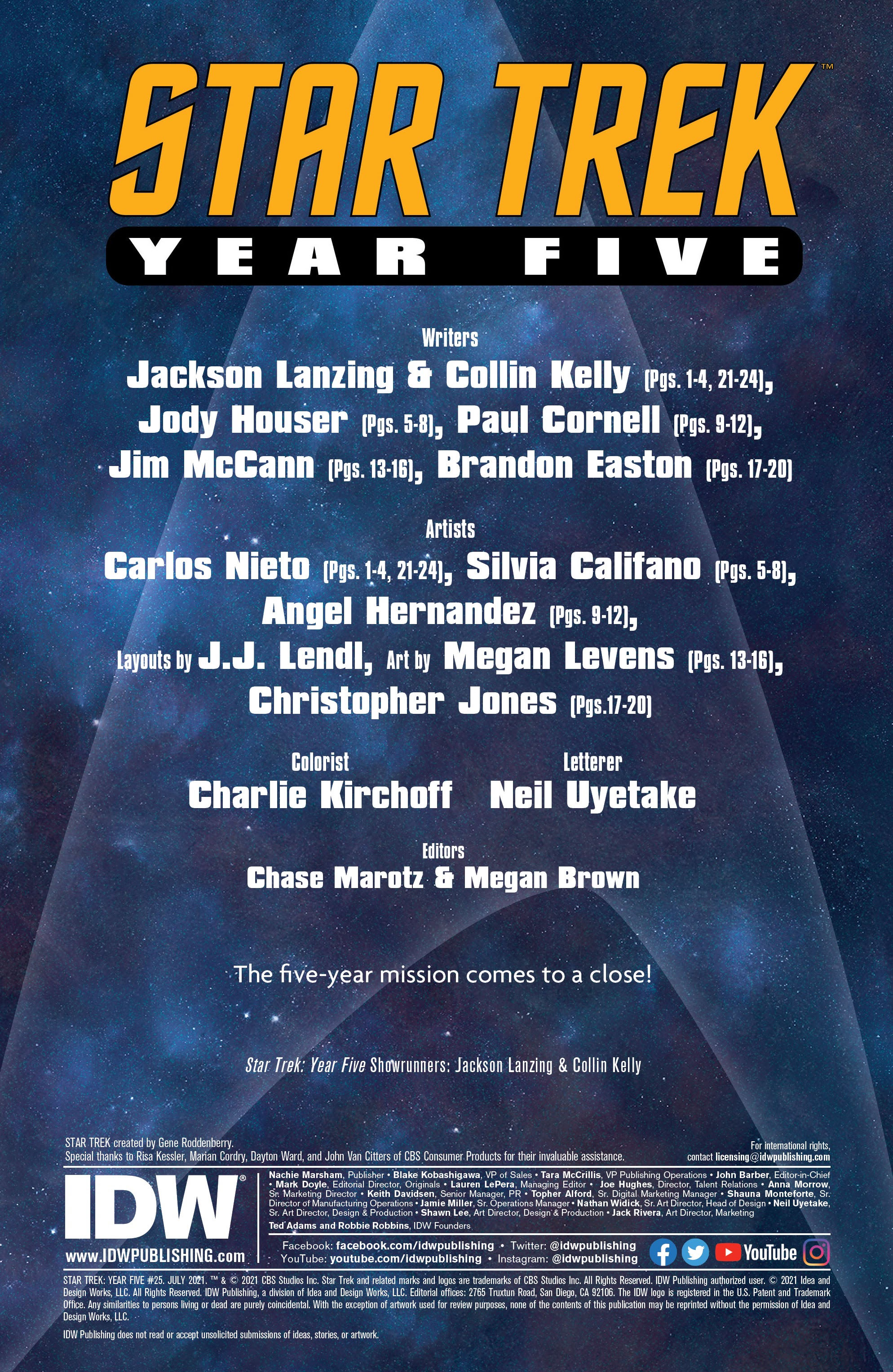 Read online Star Trek: Year Five comic -  Issue #25 - 2