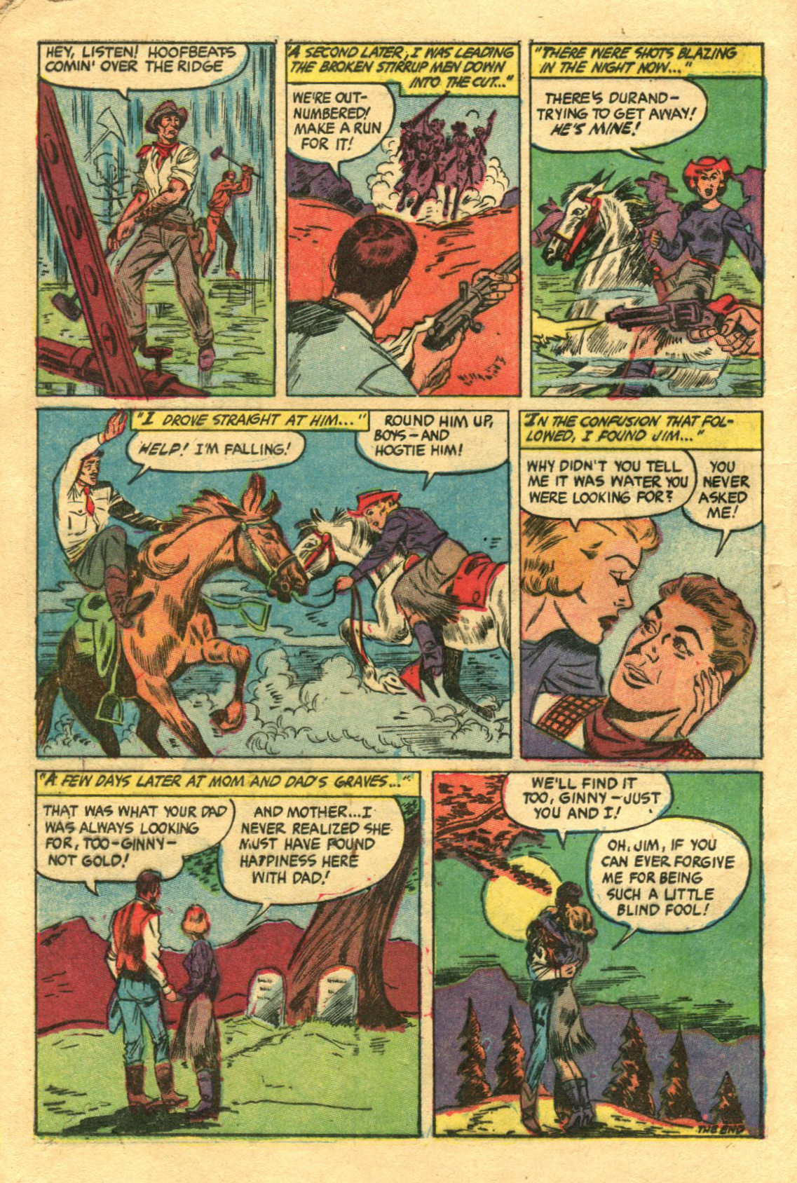 Read online Cowgirl Romances (1950) comic -  Issue #11 - 12