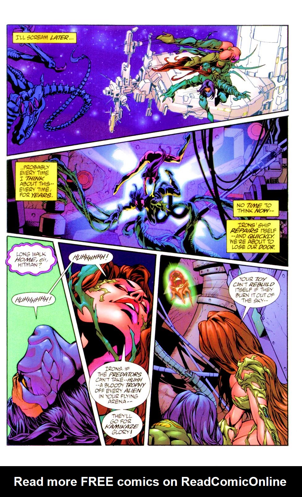 Read online Witchblade/Aliens/The Darkness/Predator: Mindhunter comic -  Issue #2 - 14