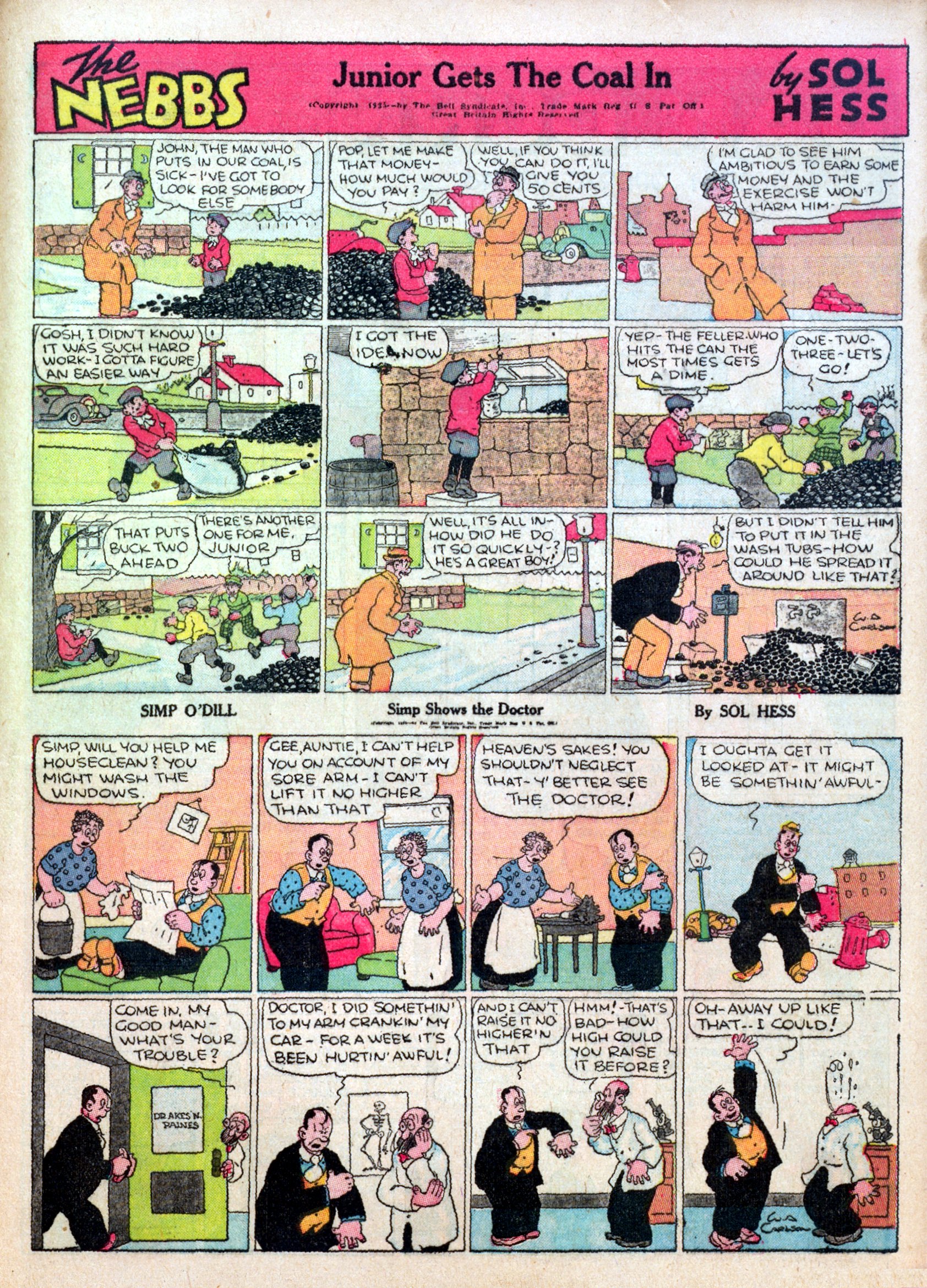 Read online Famous Funnies comic -  Issue #15 - 55