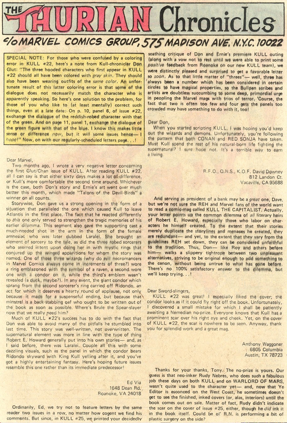 Read online Kull The Destroyer comic -  Issue #26 - 19