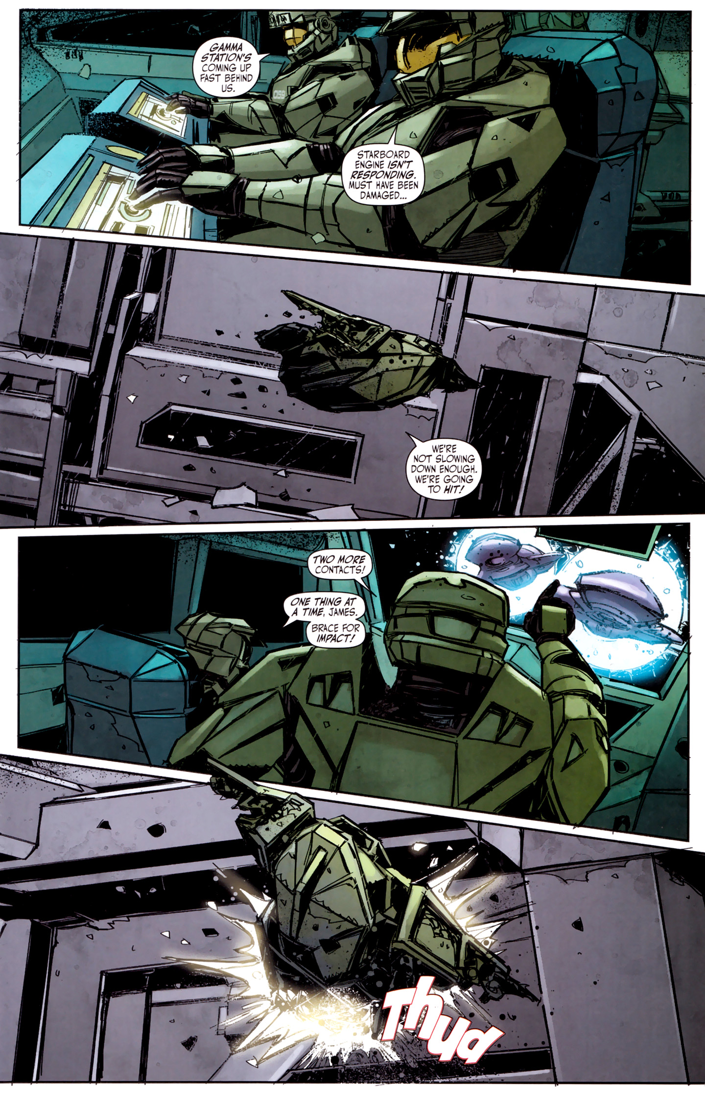 Read online Halo: Fall Of Reach - Invasion comic -  Issue #3 - 11