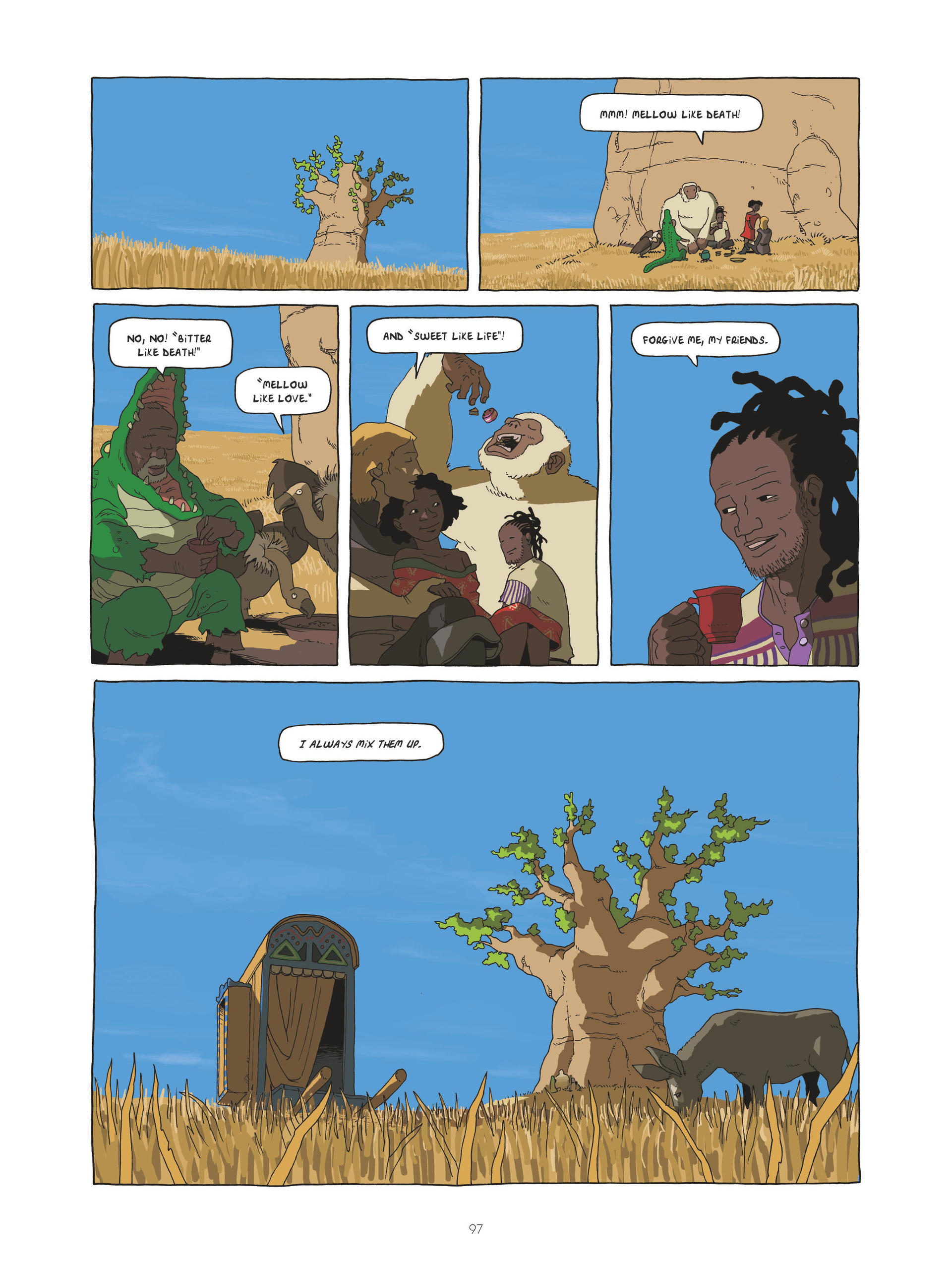 Read online Zidrou-Beuchot's African Trilogy comic -  Issue # TPB 1 - 97