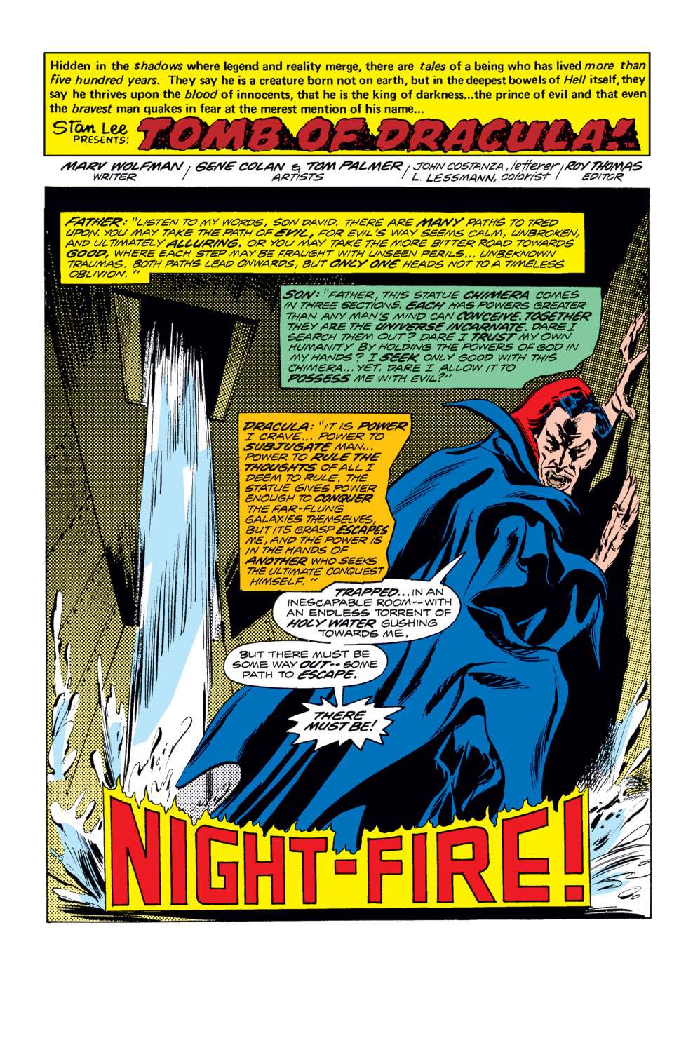 Read online Tomb of Dracula (1972) comic -  Issue #27 - 2