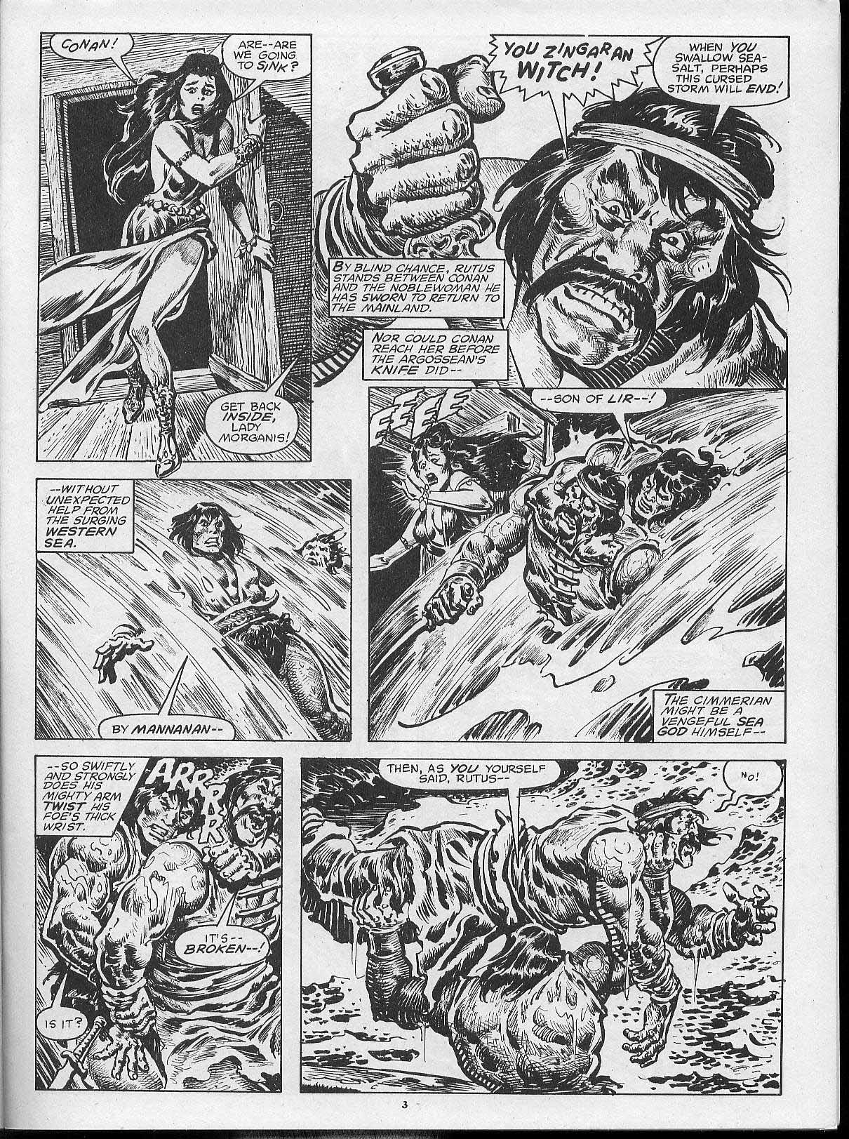 Read online The Savage Sword Of Conan comic -  Issue #202 - 5