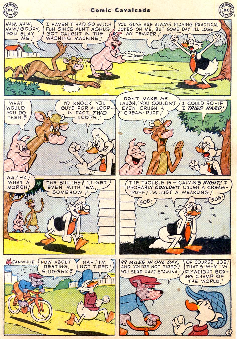 Read online Comic Cavalcade comic -  Issue #54 - 59