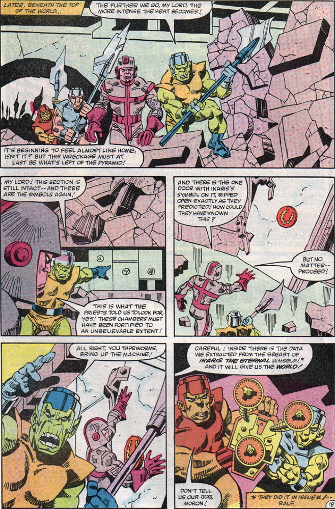 Read online Eternals (1985) comic -  Issue #5 - 19