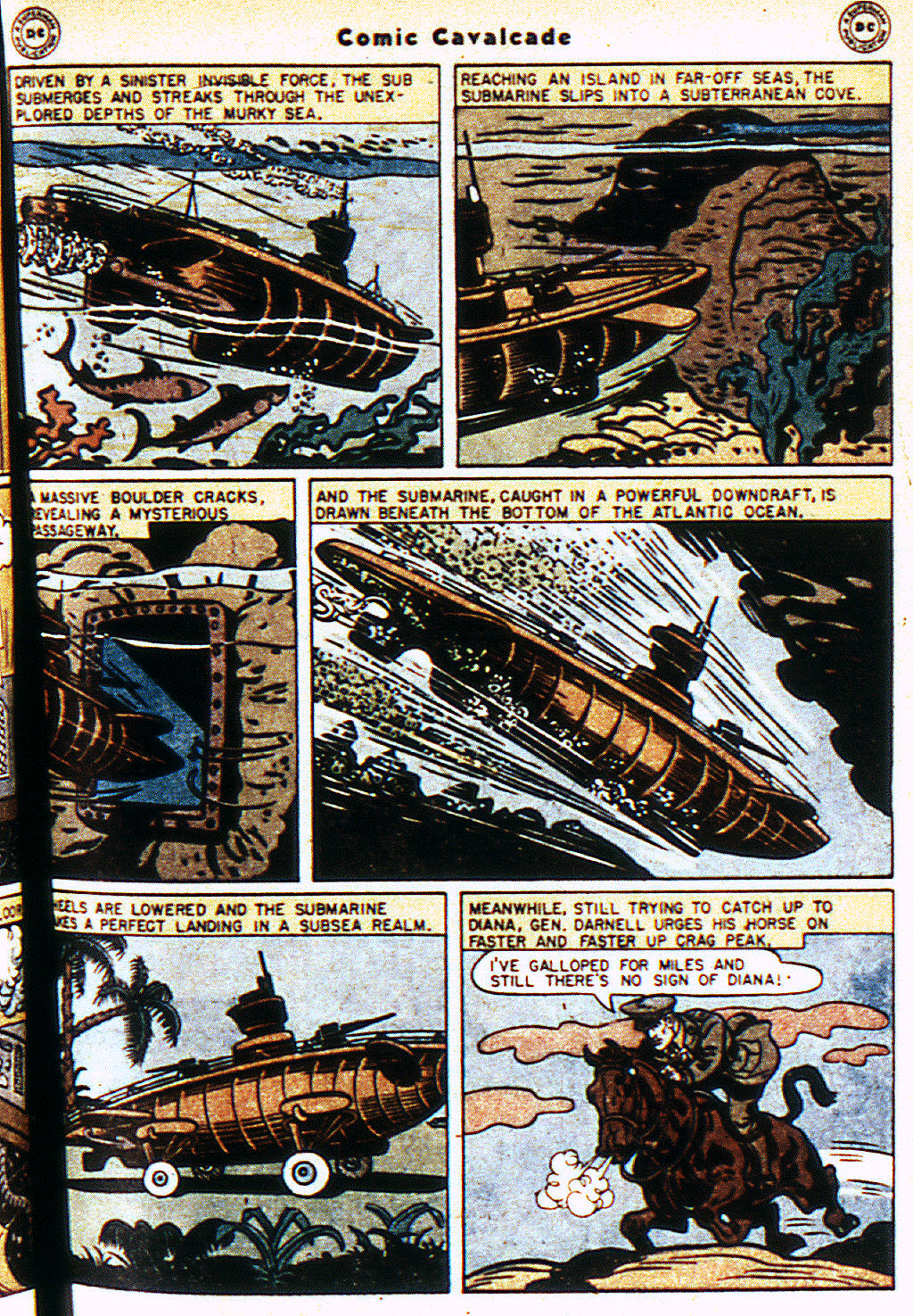 Read online Comic Cavalcade comic -  Issue #18 - 8