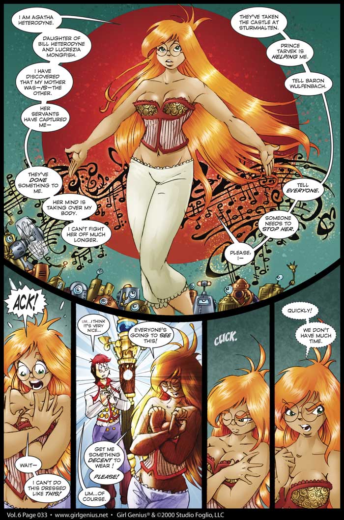 Read online Girl Genius (2002) comic -  Issue #6 - 34