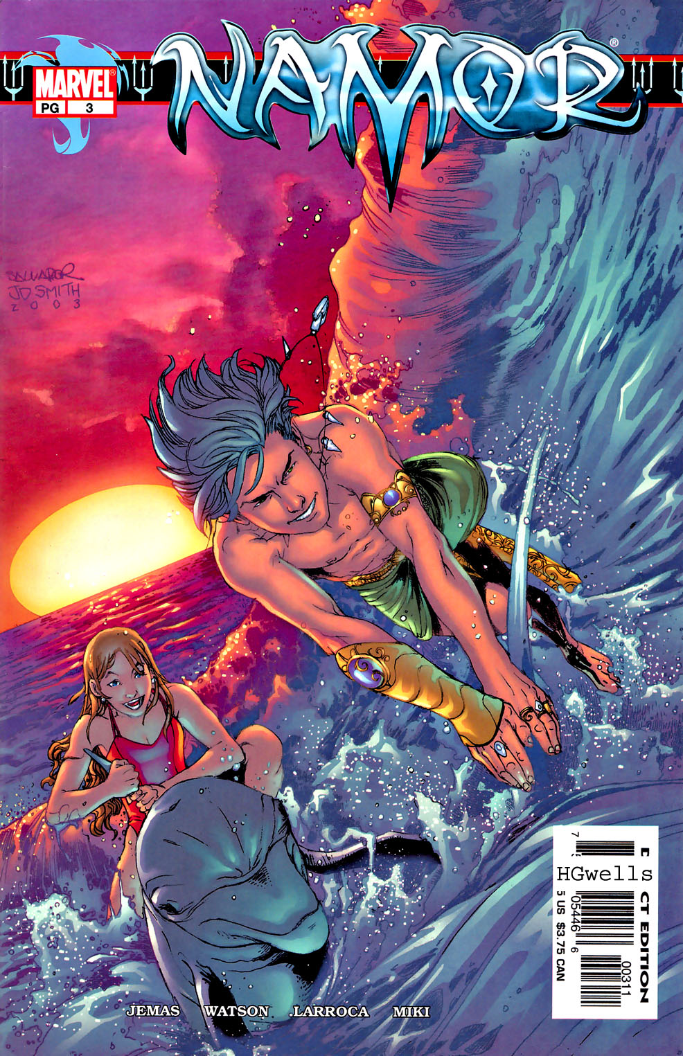 Read online Namor comic -  Issue #3 - 1