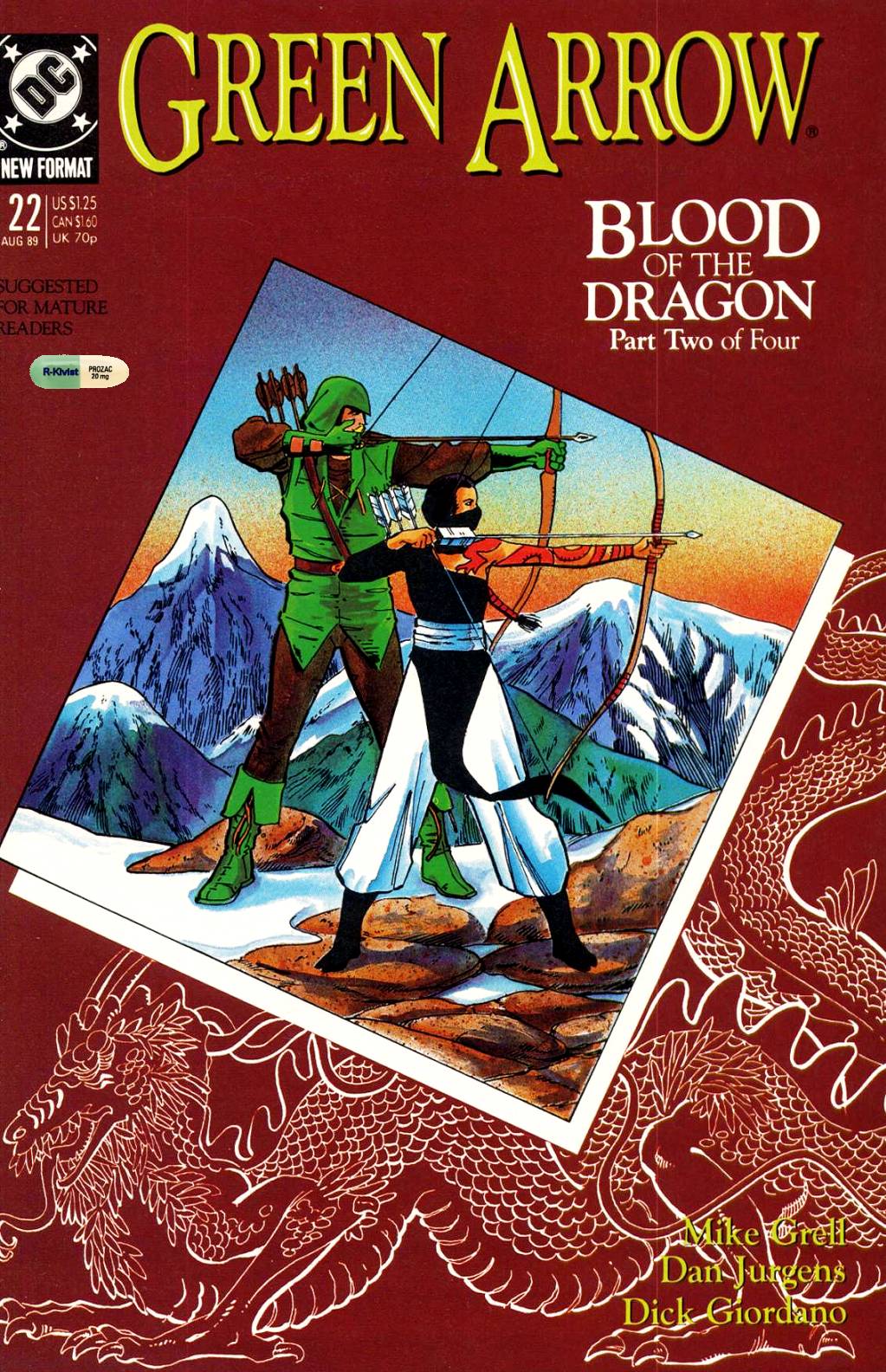 Read online Green Arrow (1988) comic -  Issue #22 - 1