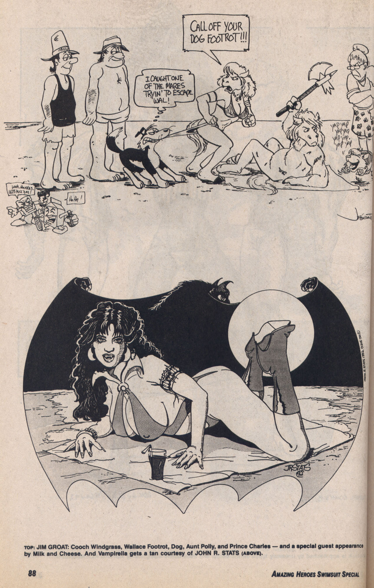 Read online Amazing Heroes Swimsuit Special comic -  Issue # TPB 3 - 87