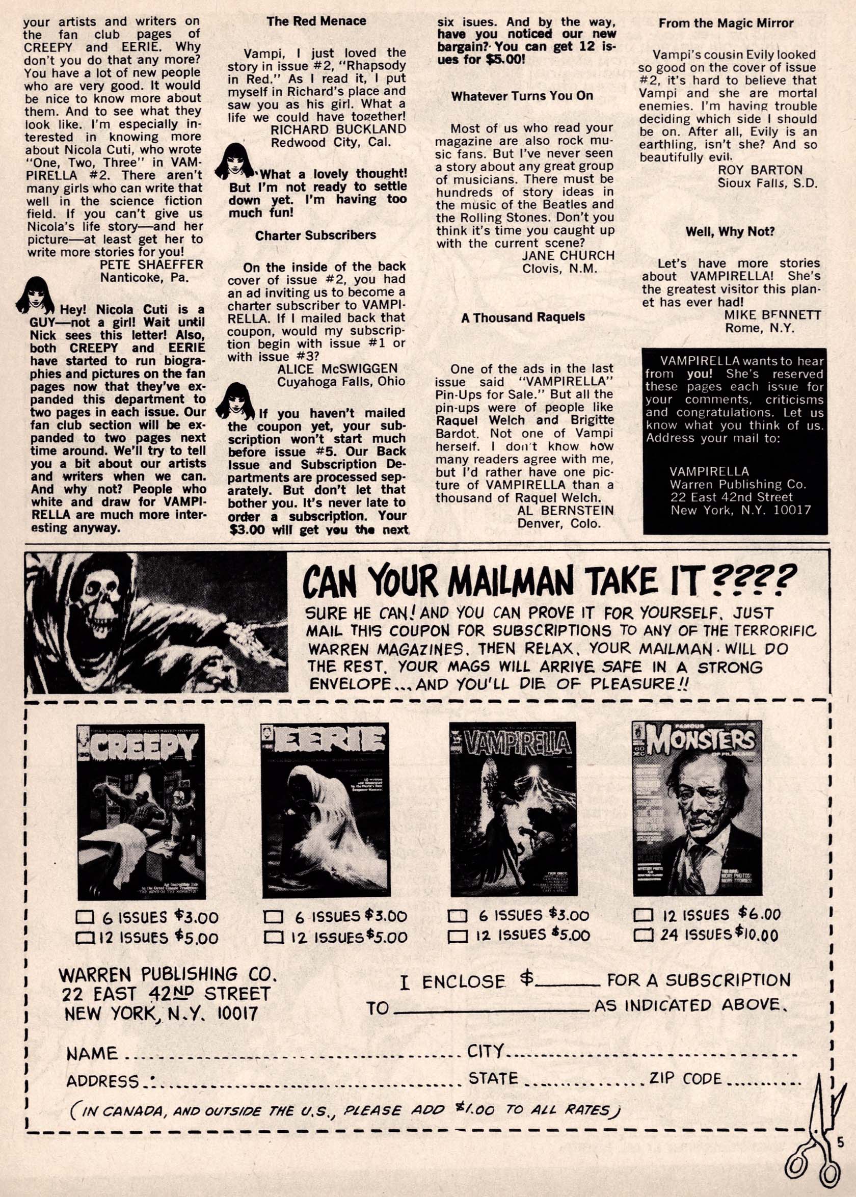 Read online Vampirella (1969) comic -  Issue #4 - 5