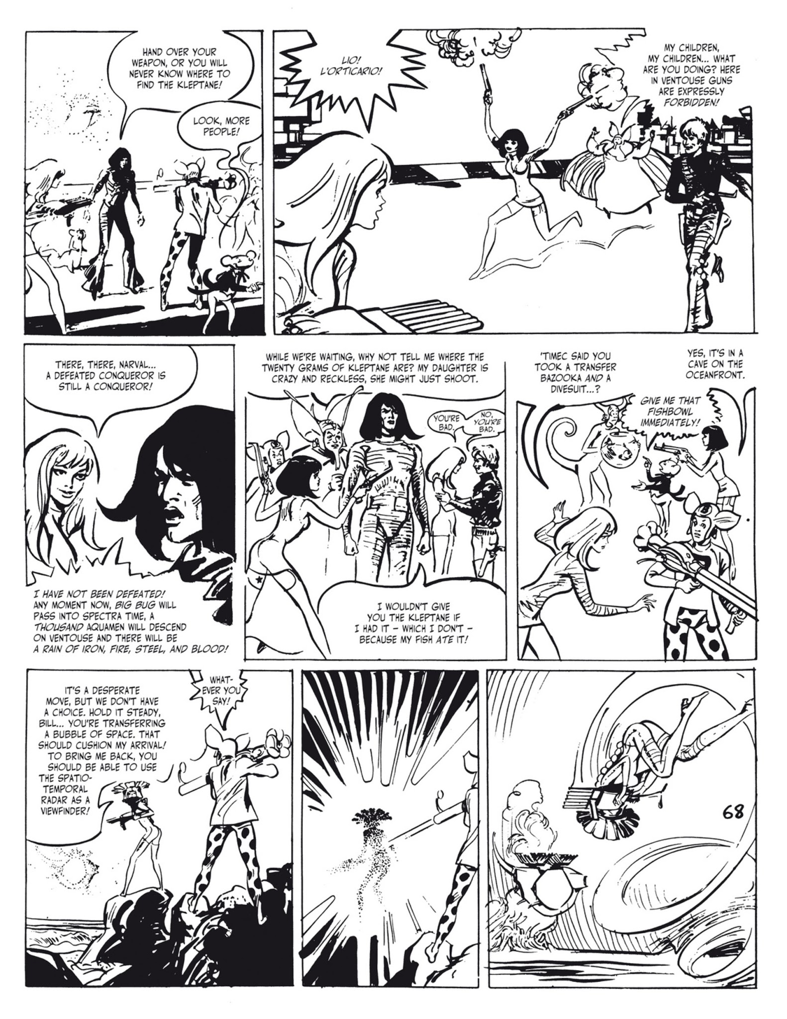 Read online Barbarella and The Wrath of the Minute-Eater comic -  Issue # TPB - 73