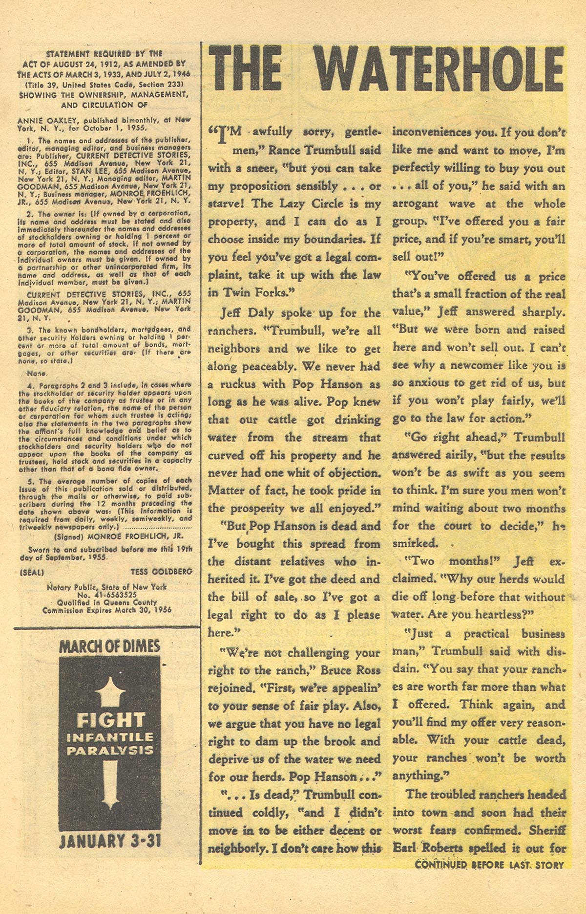 Read online Annie Oakley comic -  Issue #10 - 8