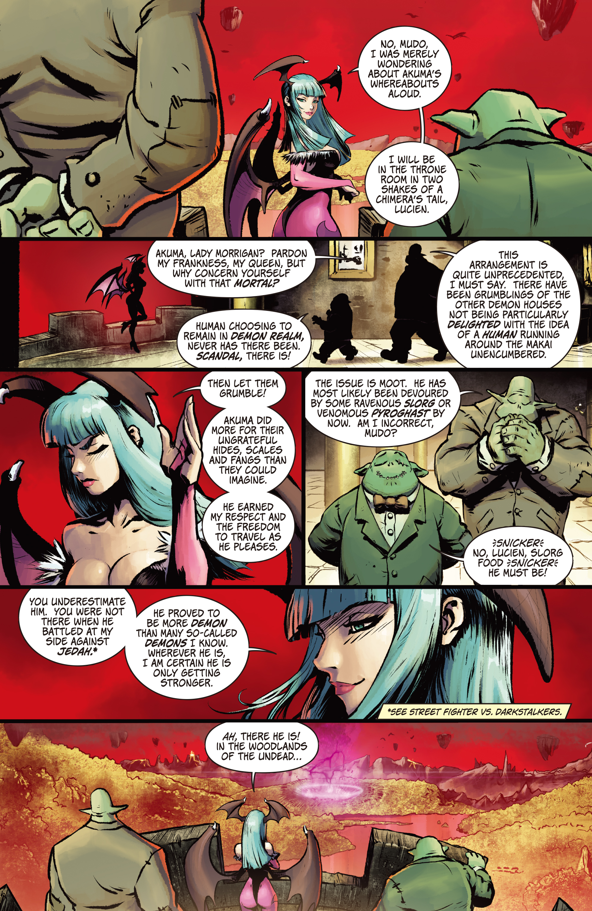 Read online Street Fighter One-shots comic -  Issue # Akuma VS Hell - 5
