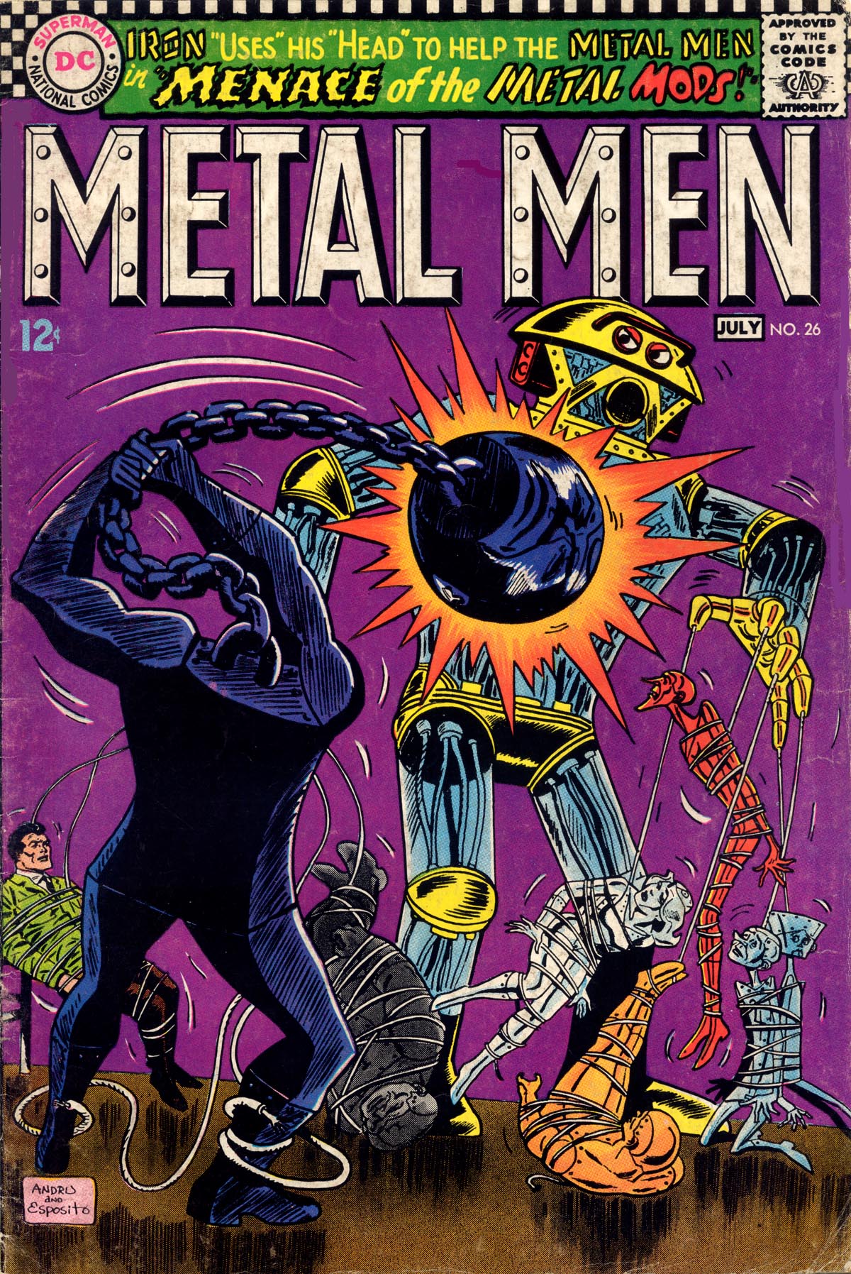 Read online Metal Men (1963) comic -  Issue #26 - 1