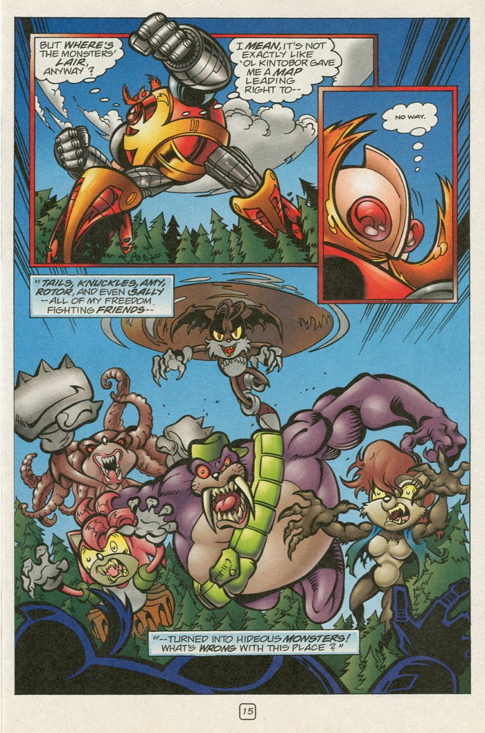 Read online Sonic Super Special comic -  Issue #12 - Sonic and Knuckles visa versa - 32