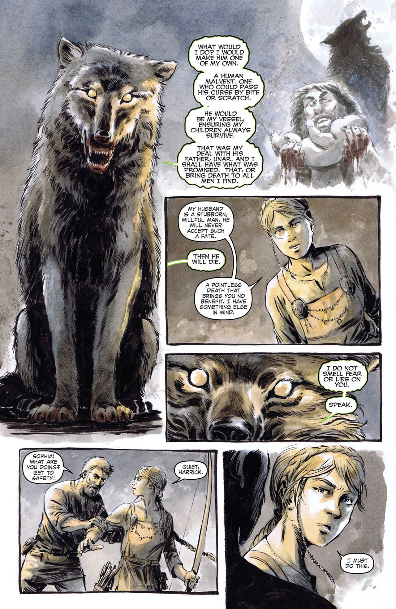 Read online Night of 1000 Wolves comic -  Issue #3 - 14