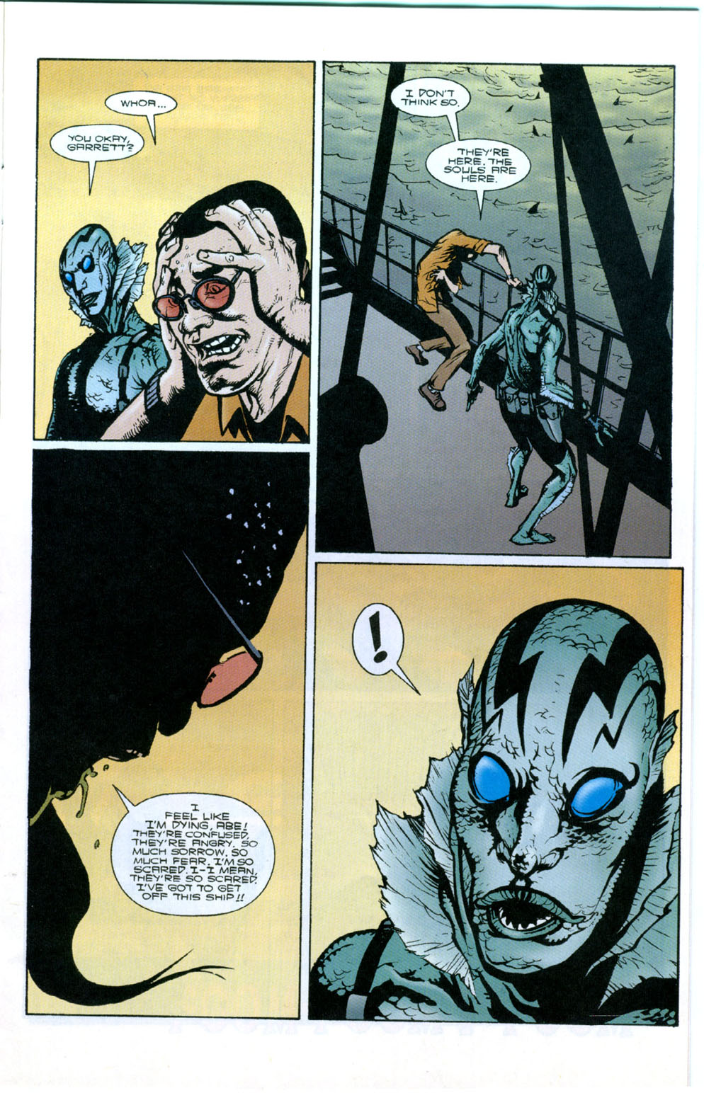Read online Abe Sapien Drums of the Dead comic Issue Full
