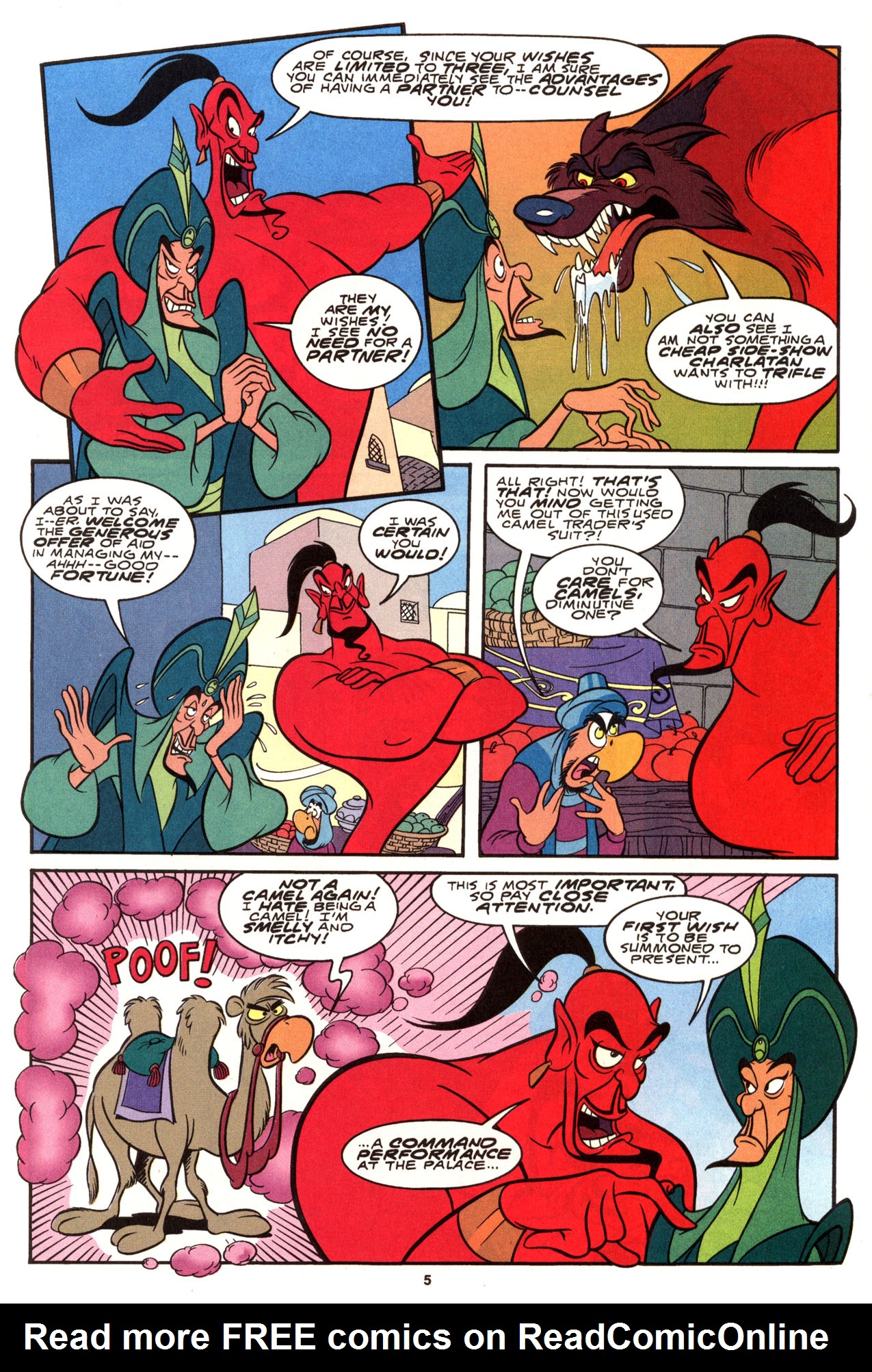 Read online The Return of Disney's Aladdin comic -  Issue #2 - 7