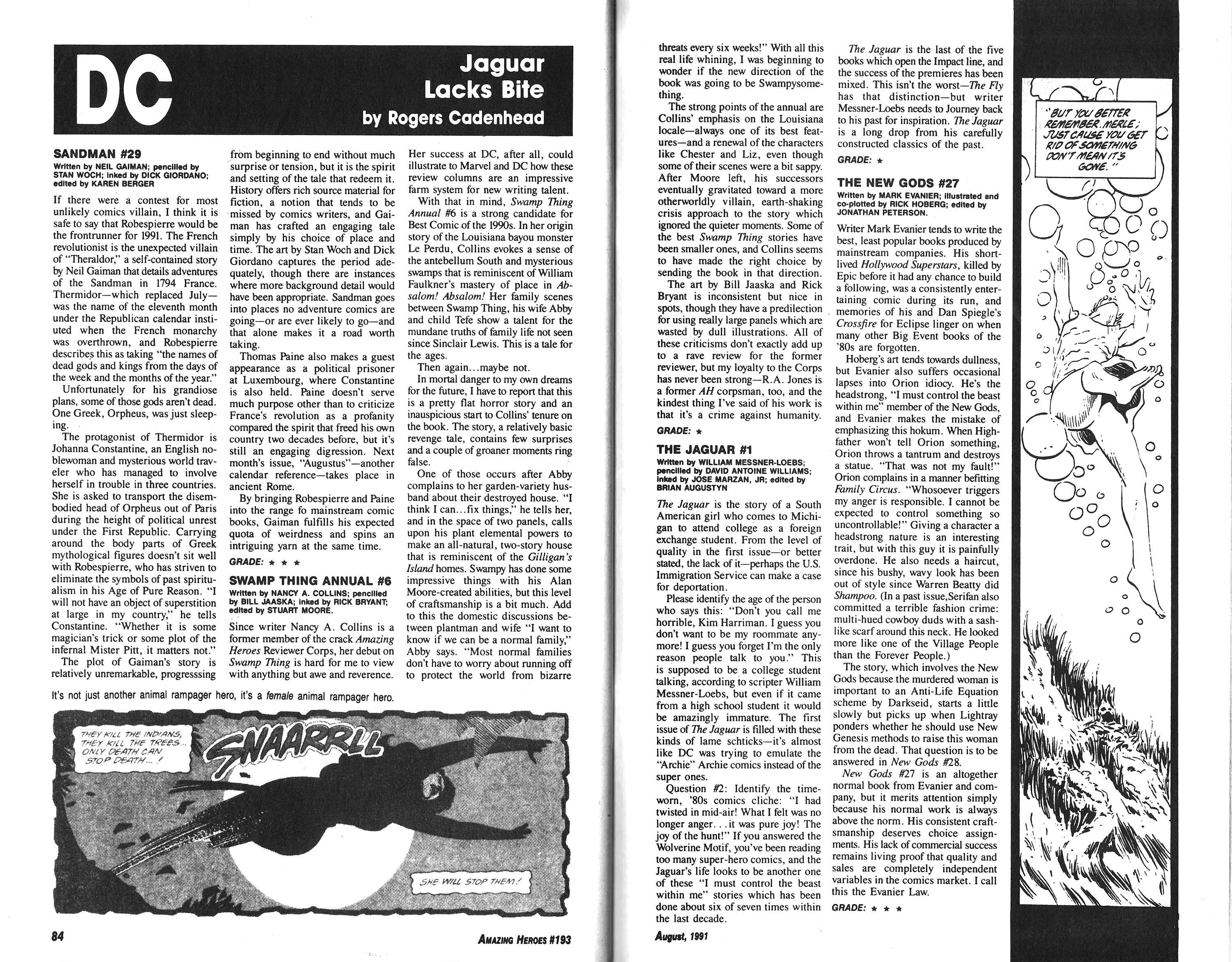 Read online Amazing Heroes comic -  Issue #193 - 43