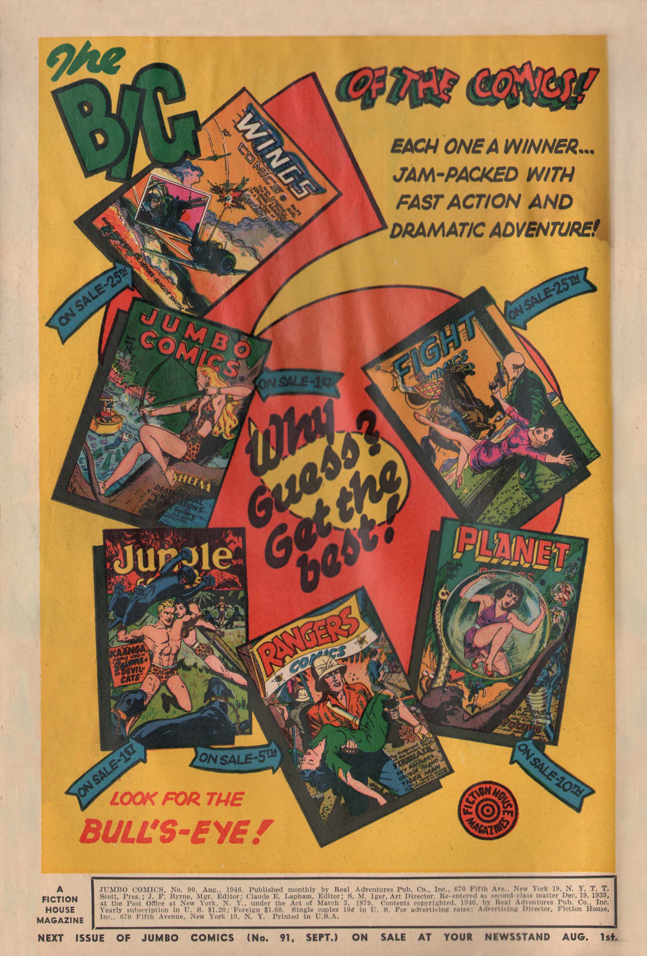Read online Jumbo Comics comic -  Issue #90 - 2