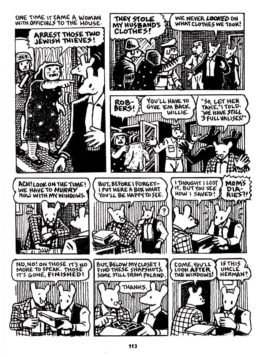 Read online Maus: A Survivor's Tale comic -  Issue # TPB 2 - 108