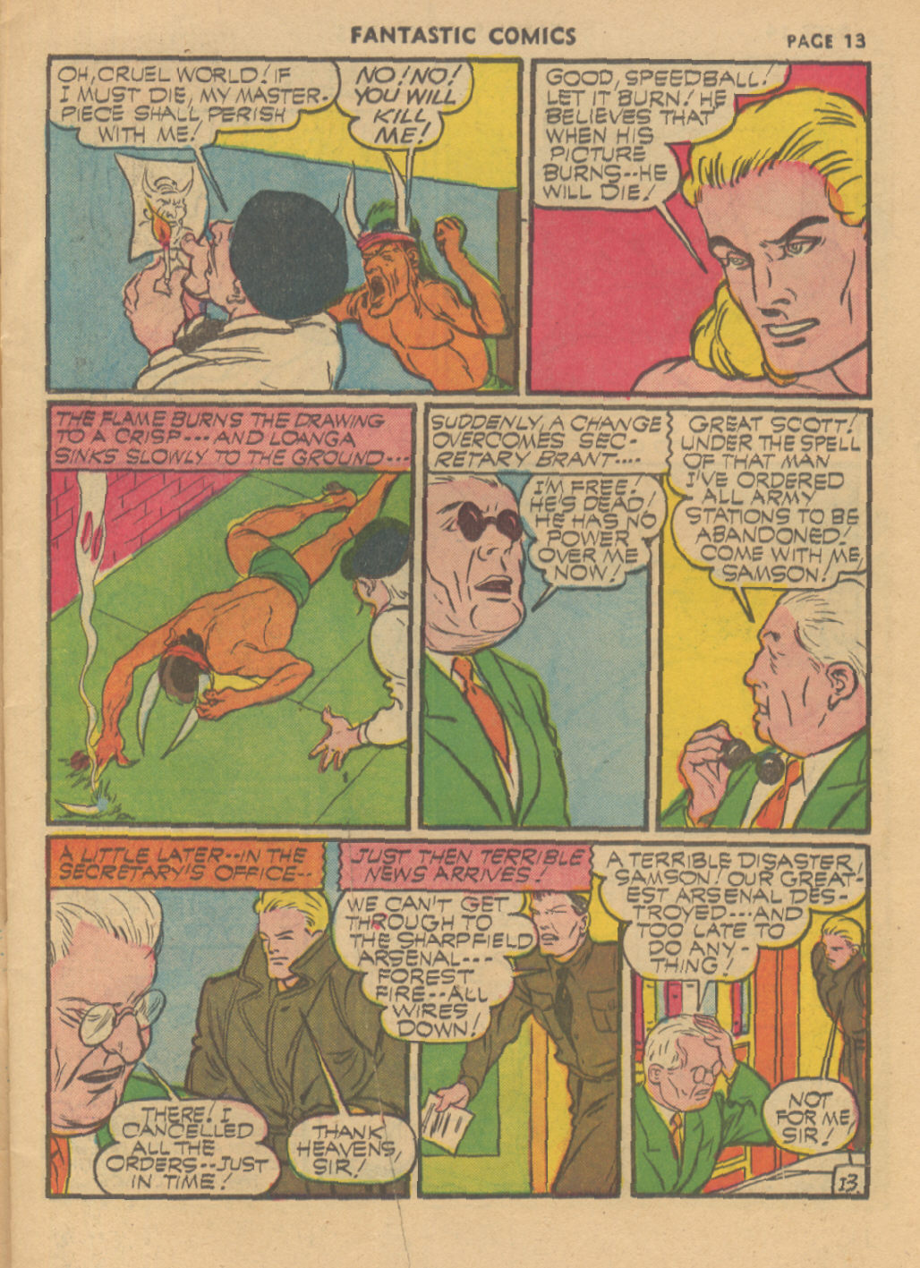 Read online Fantastic Comics comic -  Issue #23 - 14