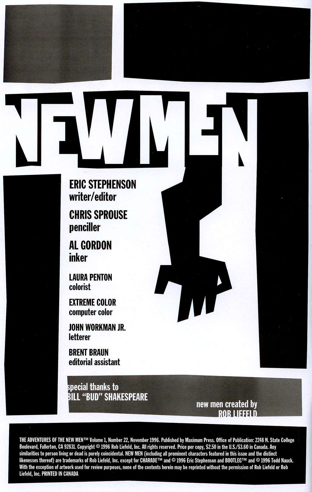 Read online The Adventures of The New Men comic -  Issue #22 - 2