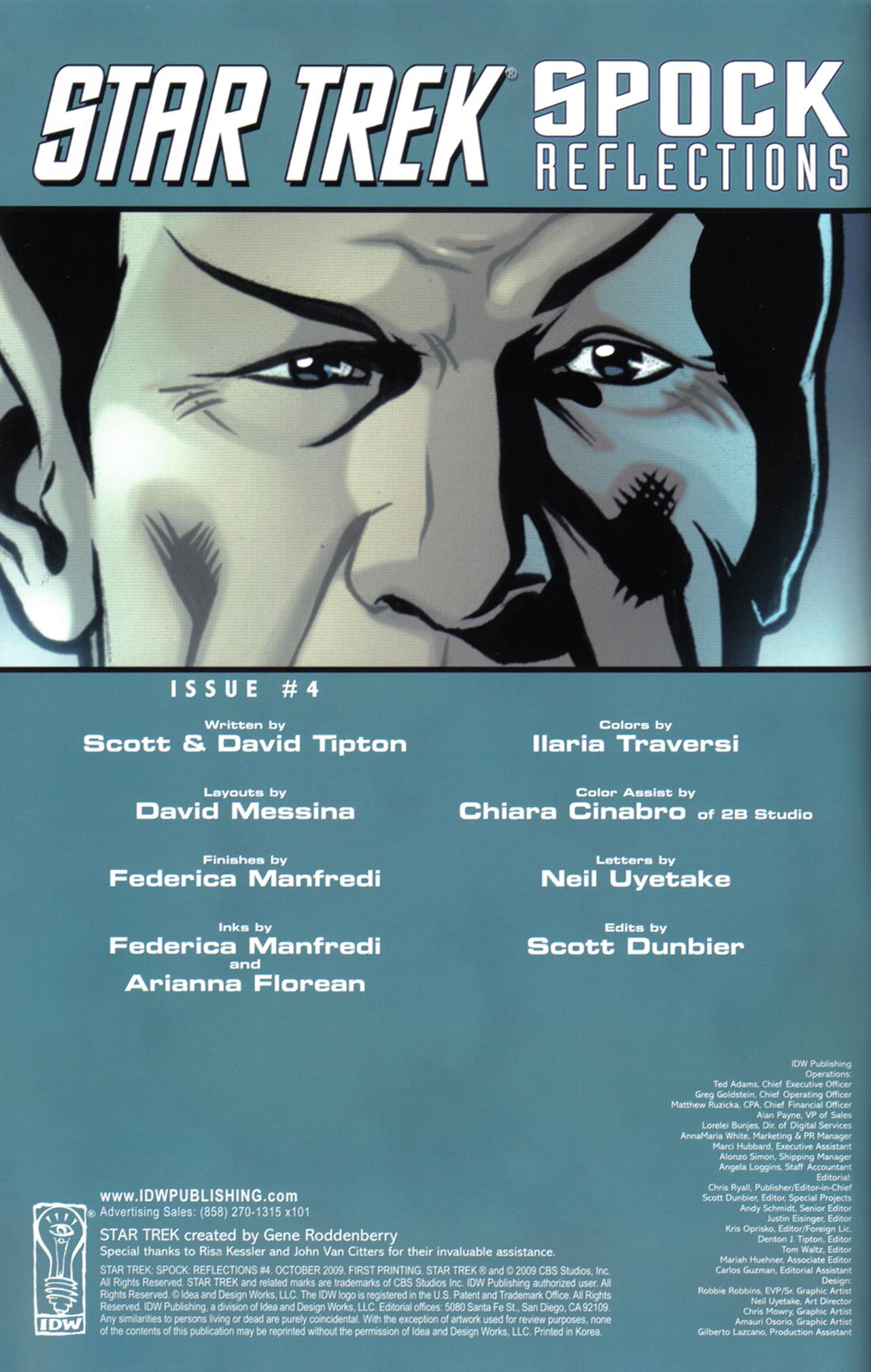 Read online Star Trek: Spock: Reflections comic -  Issue #4 - 2