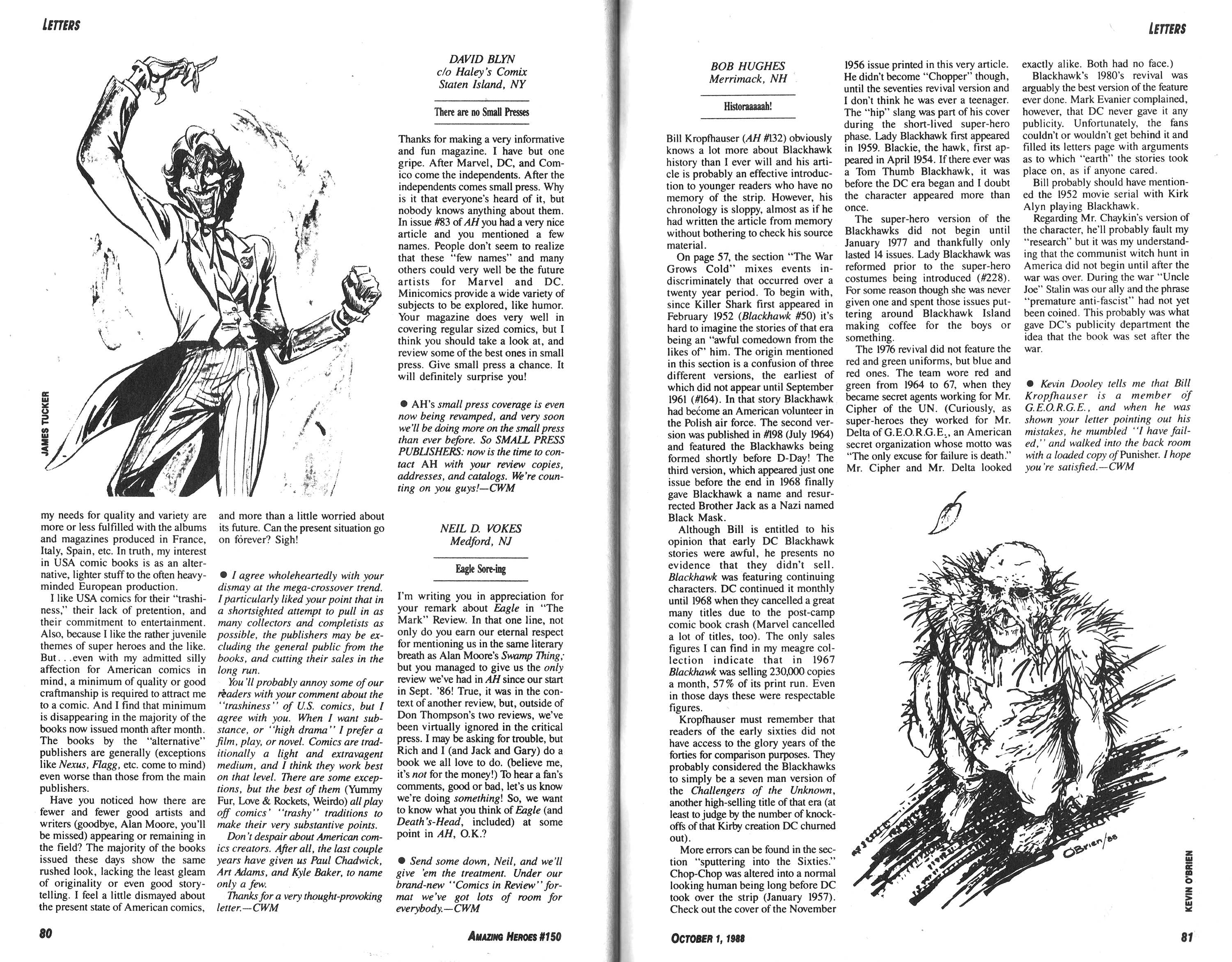 Read online Amazing Heroes comic -  Issue #150 - 41