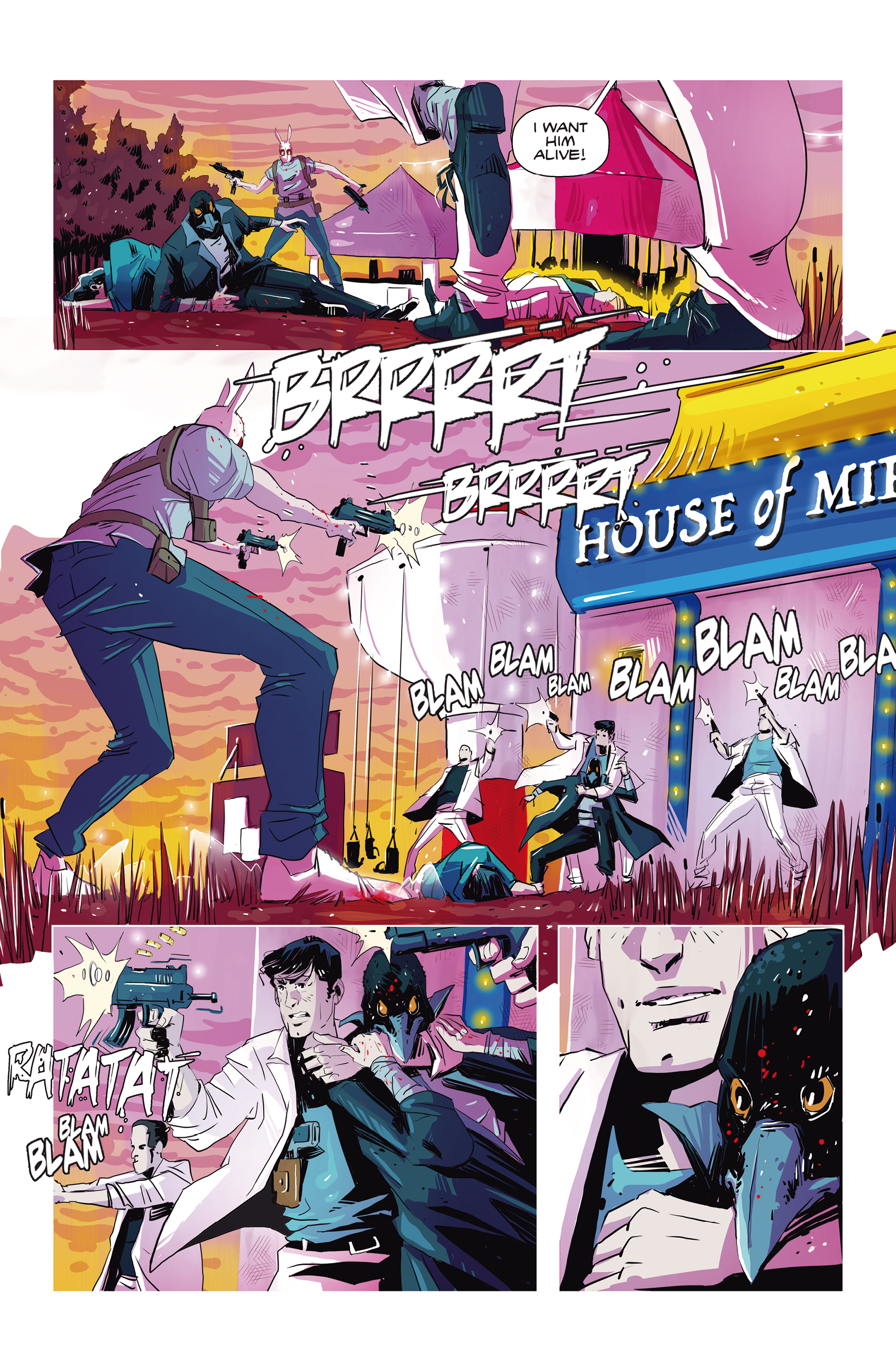 Read online Hotline Miami Wildlife comic -  Issue #4 - 17