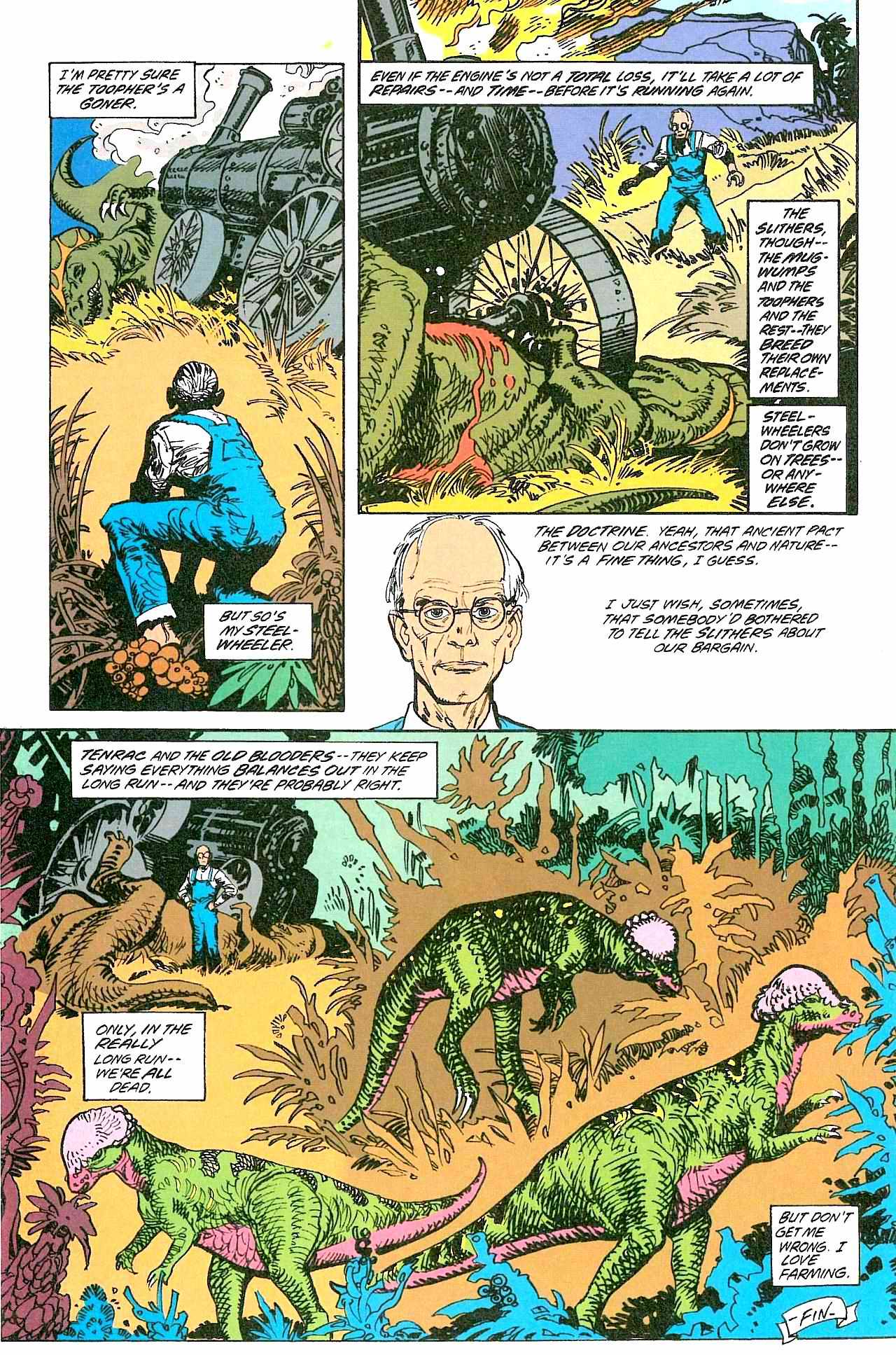 Read online Cadillacs and Dinosaurs comic -  Issue #6 - 28