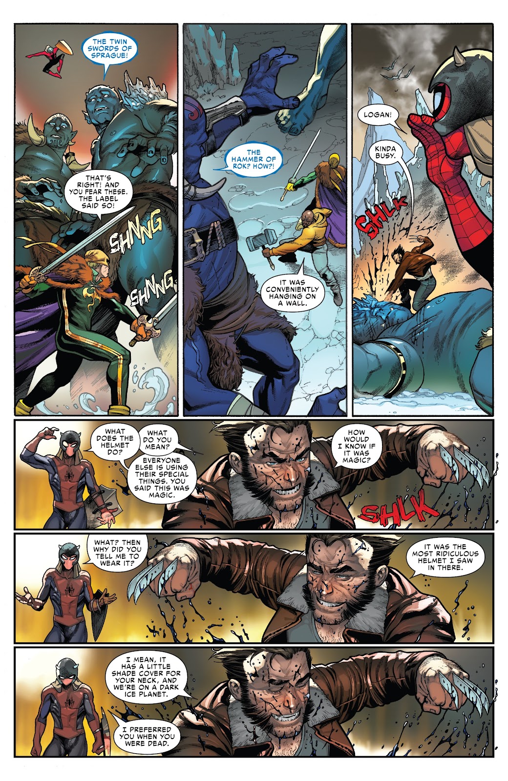 War Of The Realms Strikeforce issue The Land Of Giants - Page 20