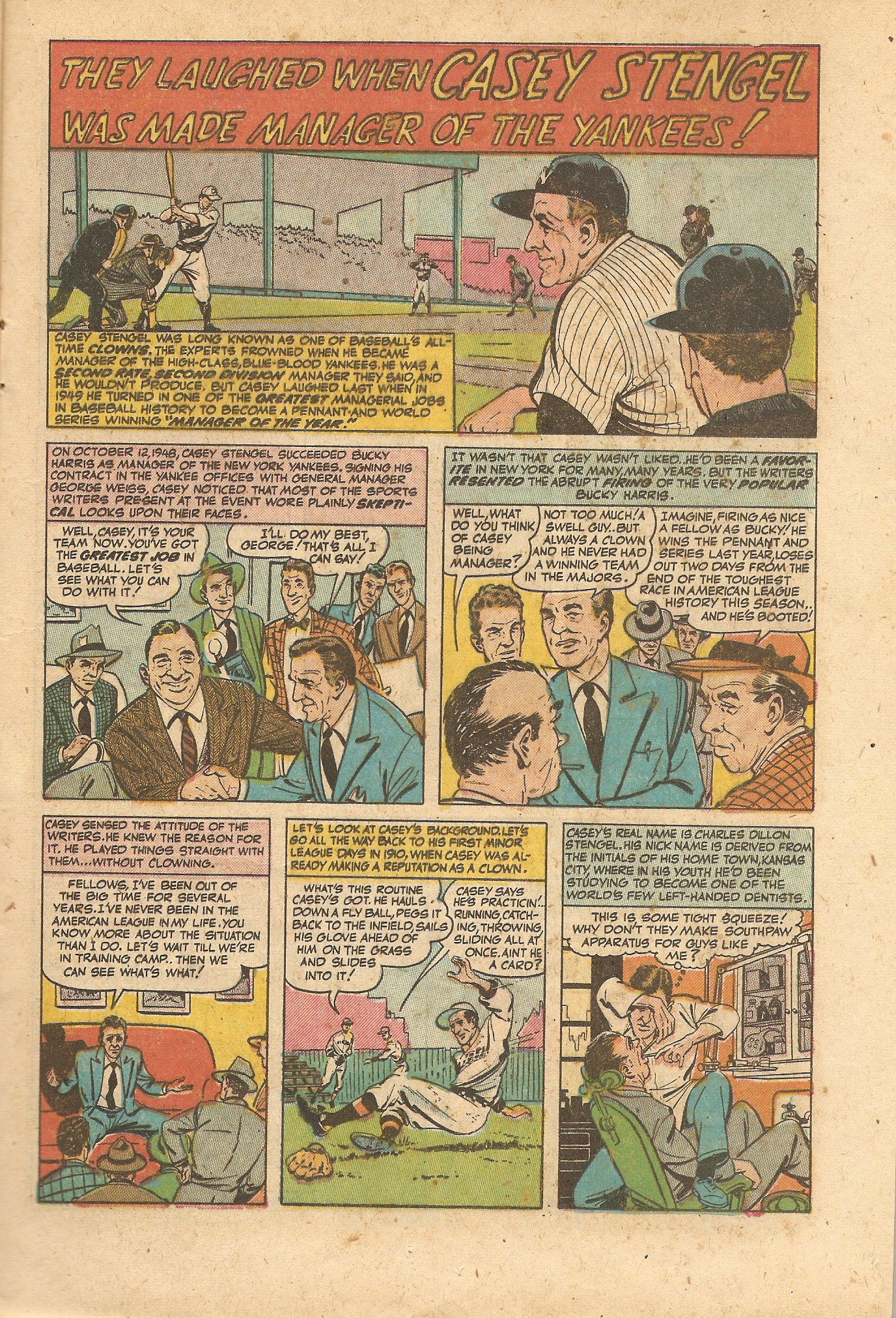 Read online Babe Ruth Sports Comics comic -  Issue #9 - 13