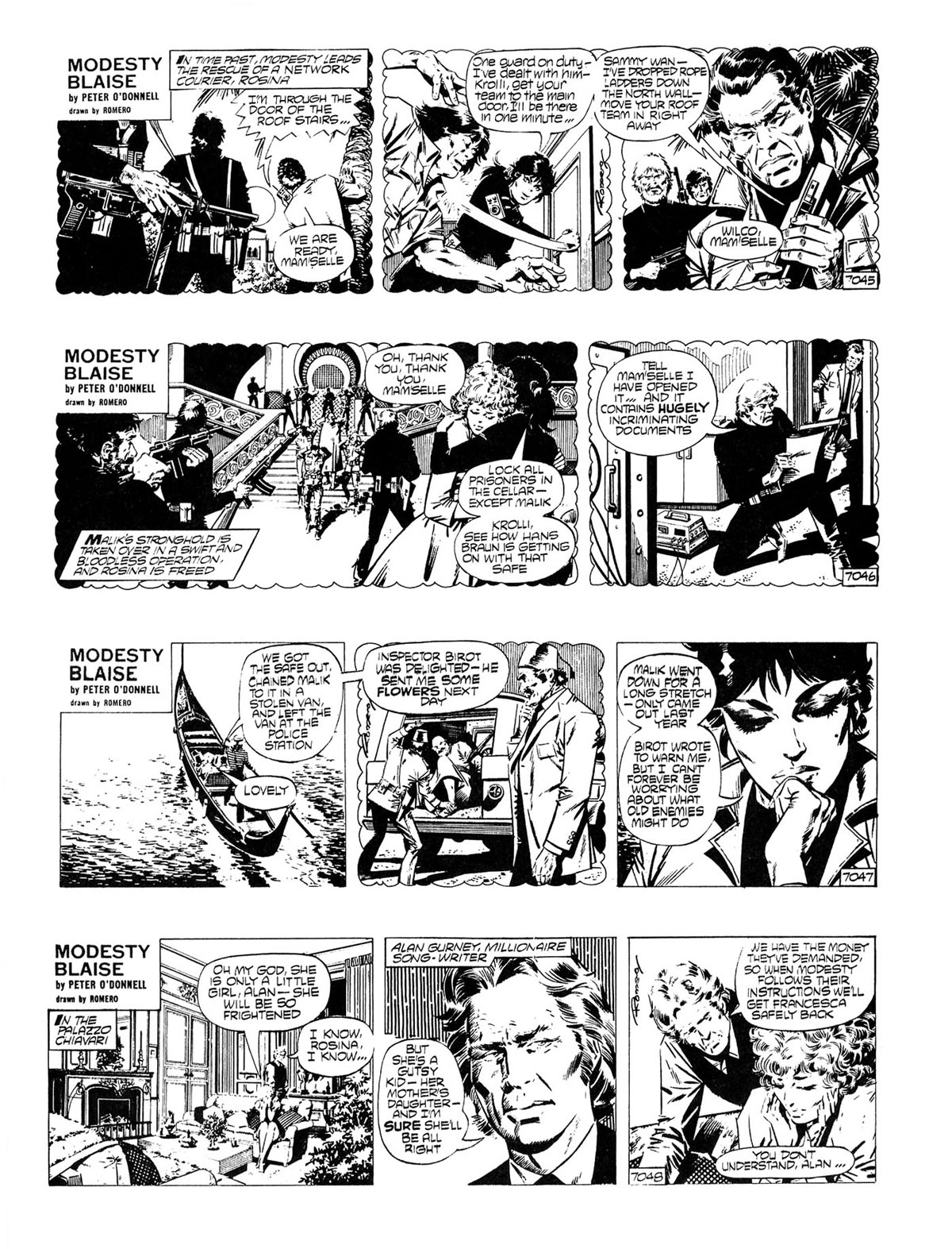 Read online Modesty Blaise Live bait comic -  Issue # TPB - 5