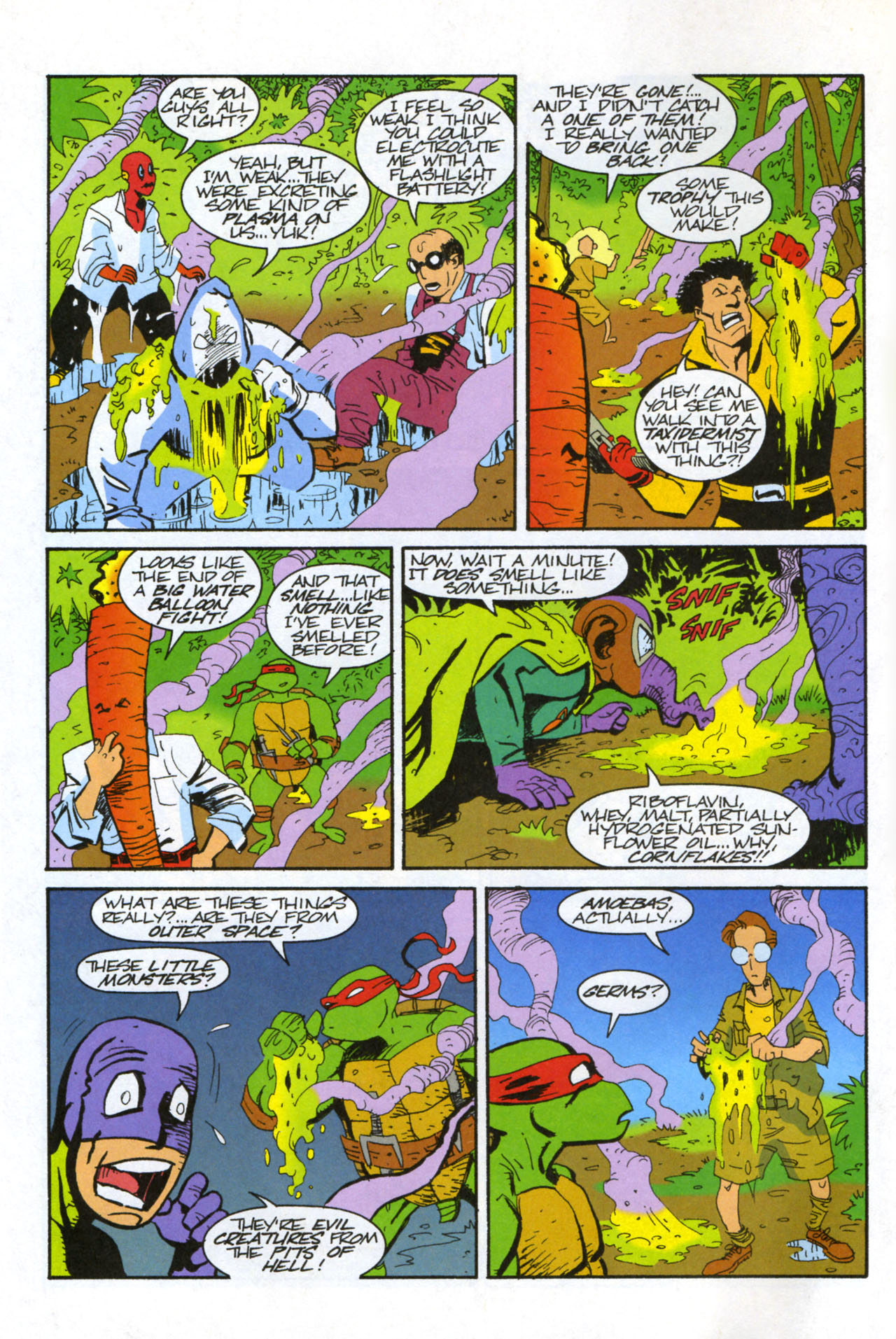 Read online Teenage Mutant Ninja Turtles/Flaming Carrot Crossover comic -  Issue #3 - 12