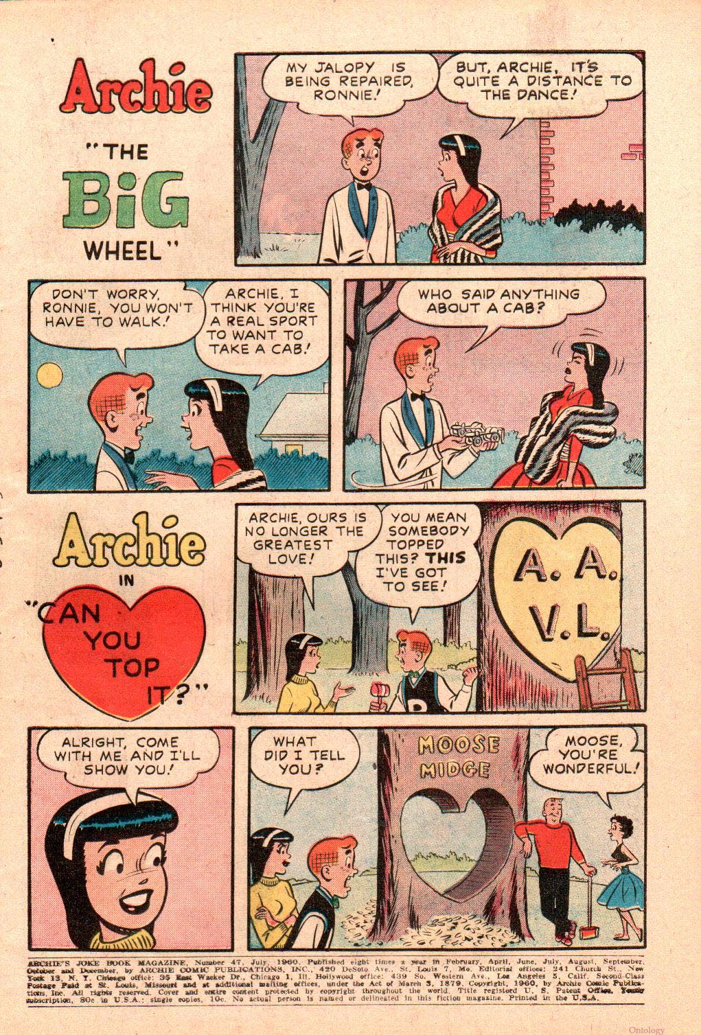 Read online Archie's Joke Book Magazine comic -  Issue #47 - 3