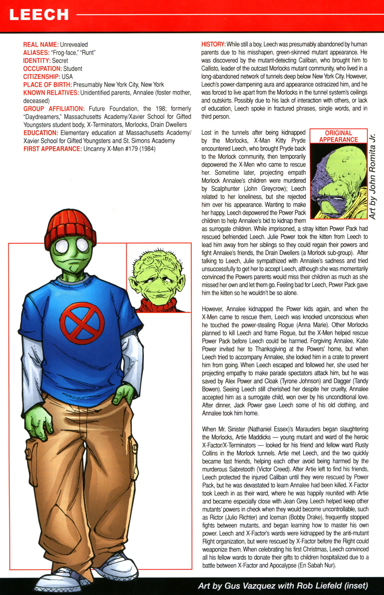 Read online Official Handbook of the Marvel Universe A To Z Update comic -  Issue #5 - 22