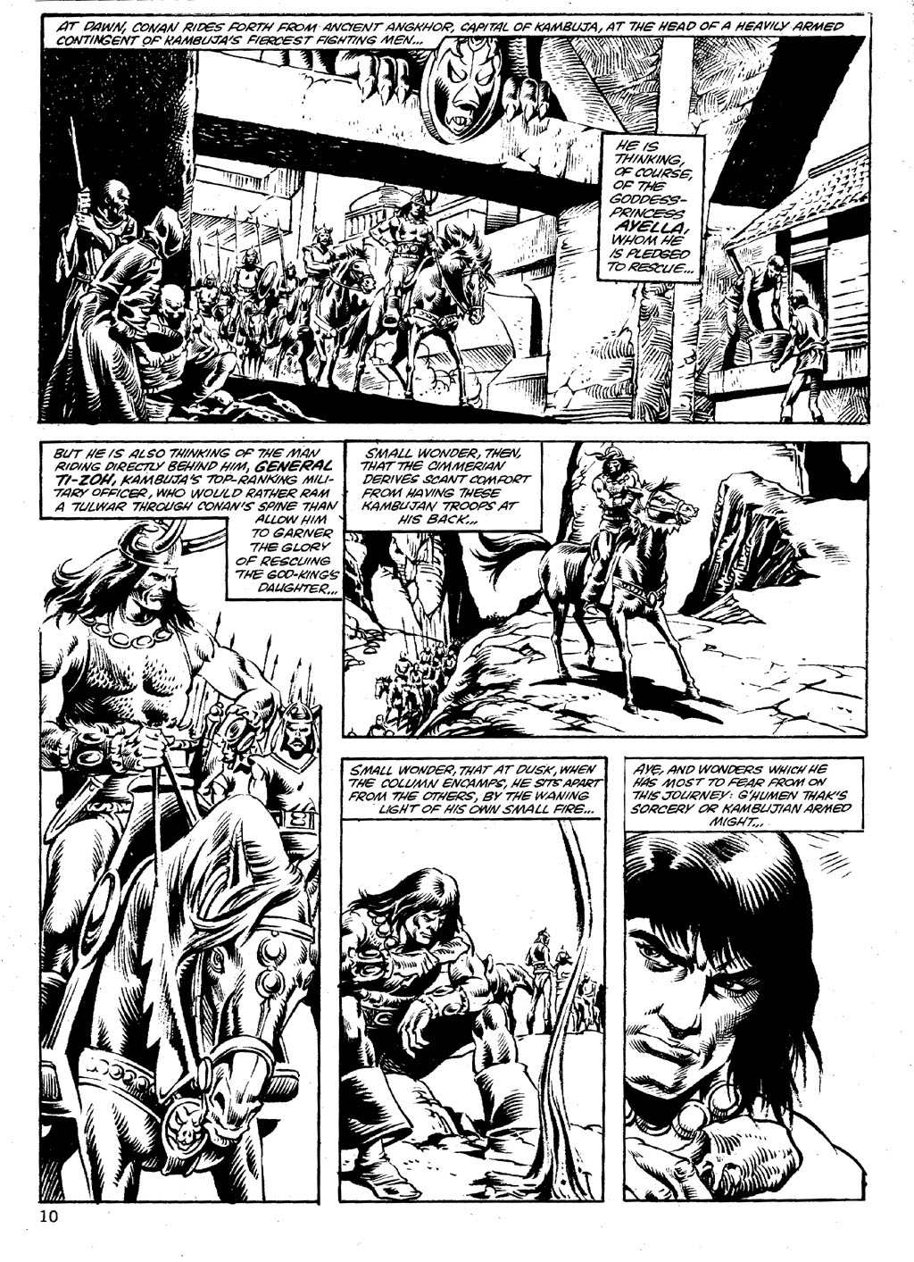 Read online The Savage Sword Of Conan comic -  Issue #85 - 10