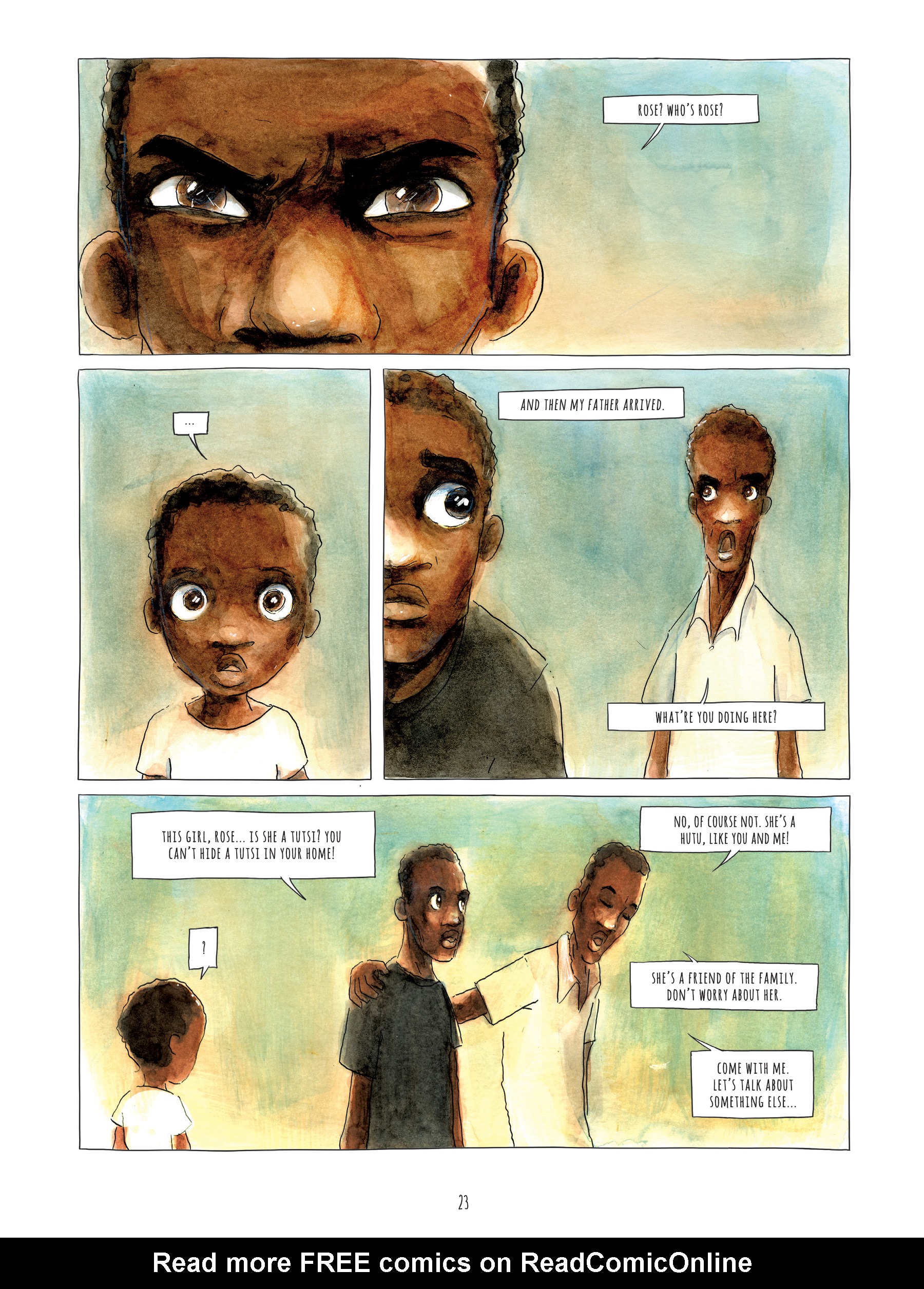 Read online Alice on the Run: One Child's Journey Through the Rwandan Civil War comic -  Issue # TPB - 22