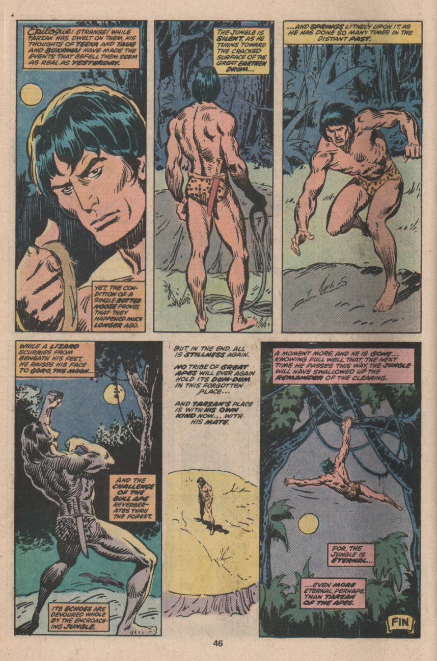 Read online Tarzan (1977) comic -  Issue # _Annual 1 - 35