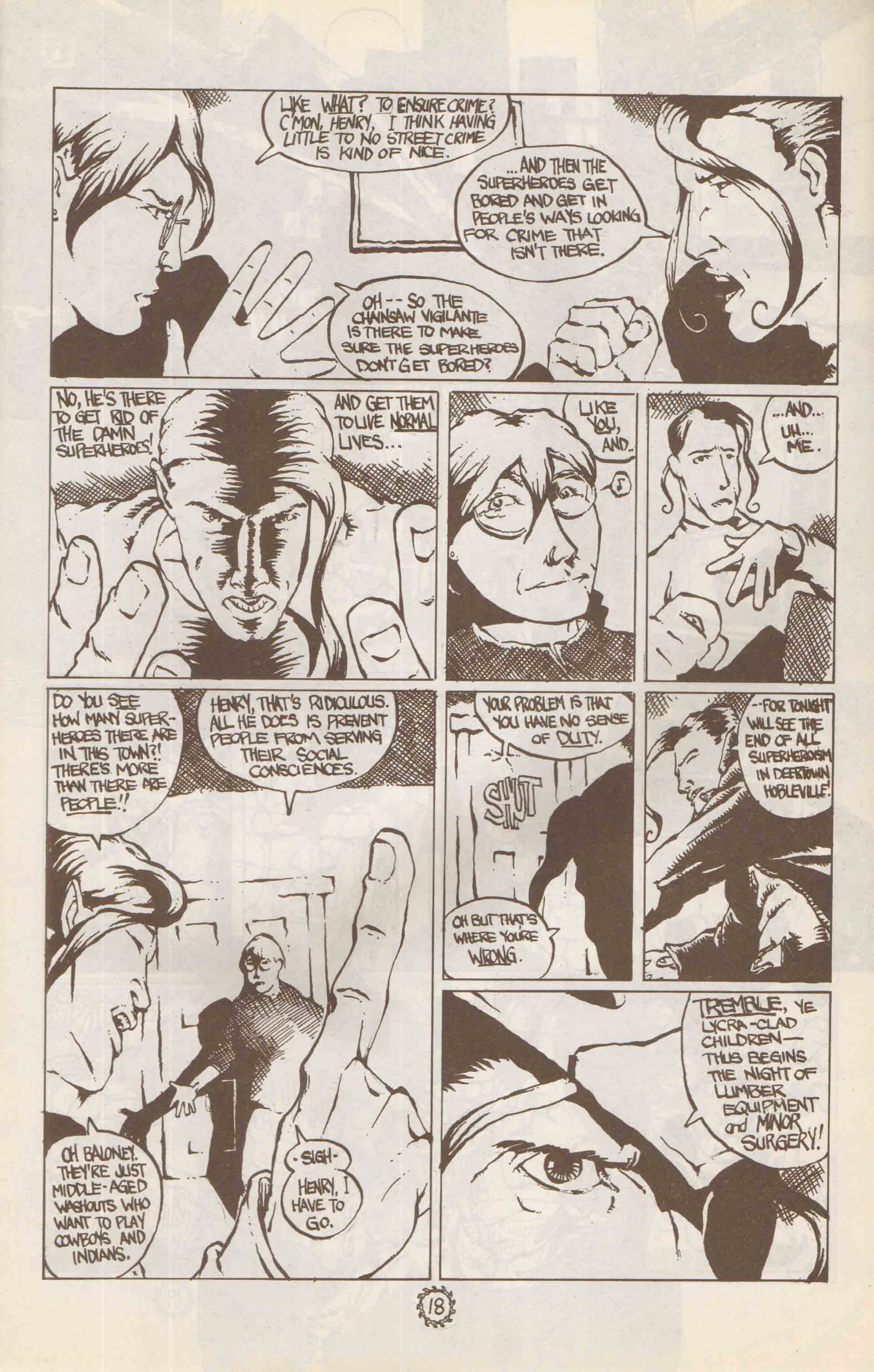 Read online Chainsaw Vigilante comic -  Issue # TPB - 21