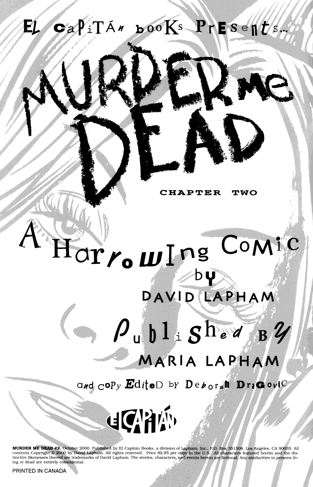 Read online Murder Me Dead comic -  Issue #2 - 2